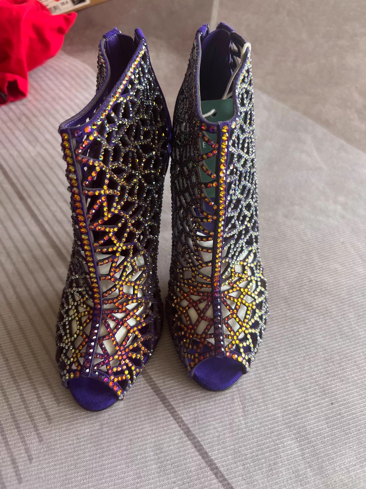 Sergio Rossi Sergio Rossi Pave Crystal Heels 35.5 With Box Size US 4.5 / IT 34.5 - 2 Thumbnail