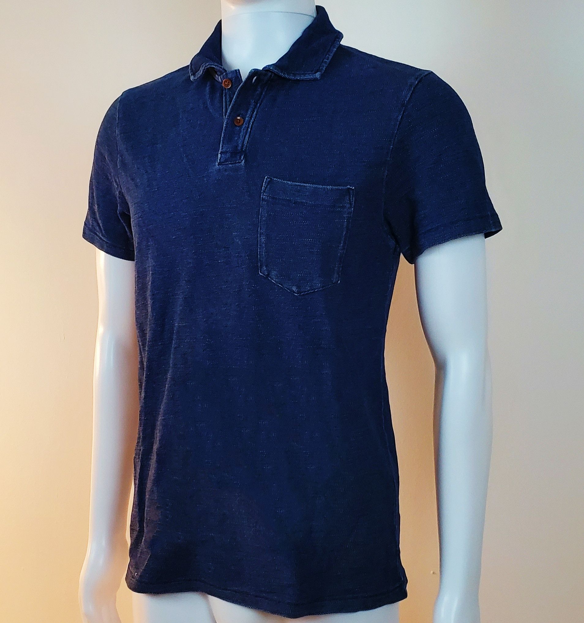Club Monaco Club Monaco Essential Polo Shirt Short Sleeve Knit Navy Blue Size US M / EU 48-50 / 2 - 3 Thumbnail