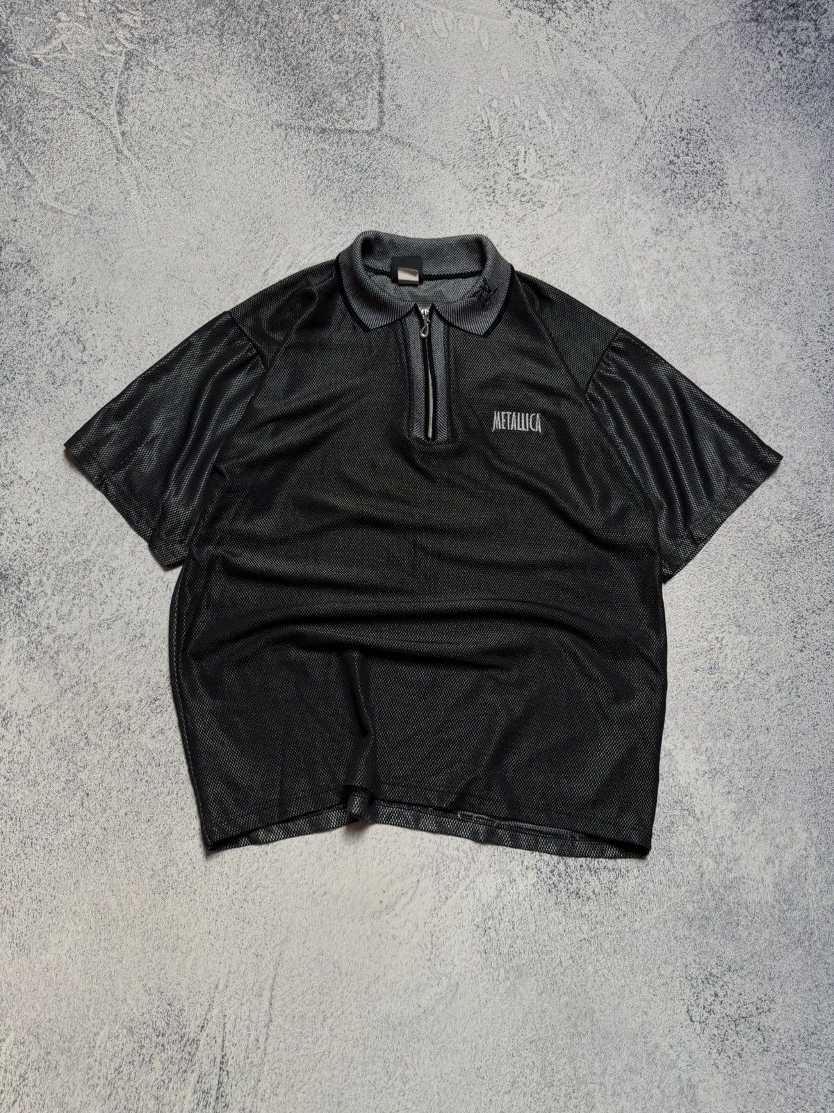 Giant Metallica 90s Vintage Jersey Giant Tour Band Concert Polo Size US XL / EU 56 / 4 - 1 Thumbnail