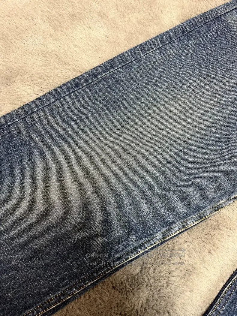 Celine Celine Deep Blue Water Wave Wash Straight Leg Jeans Size US 31 - 6 Thumbnail