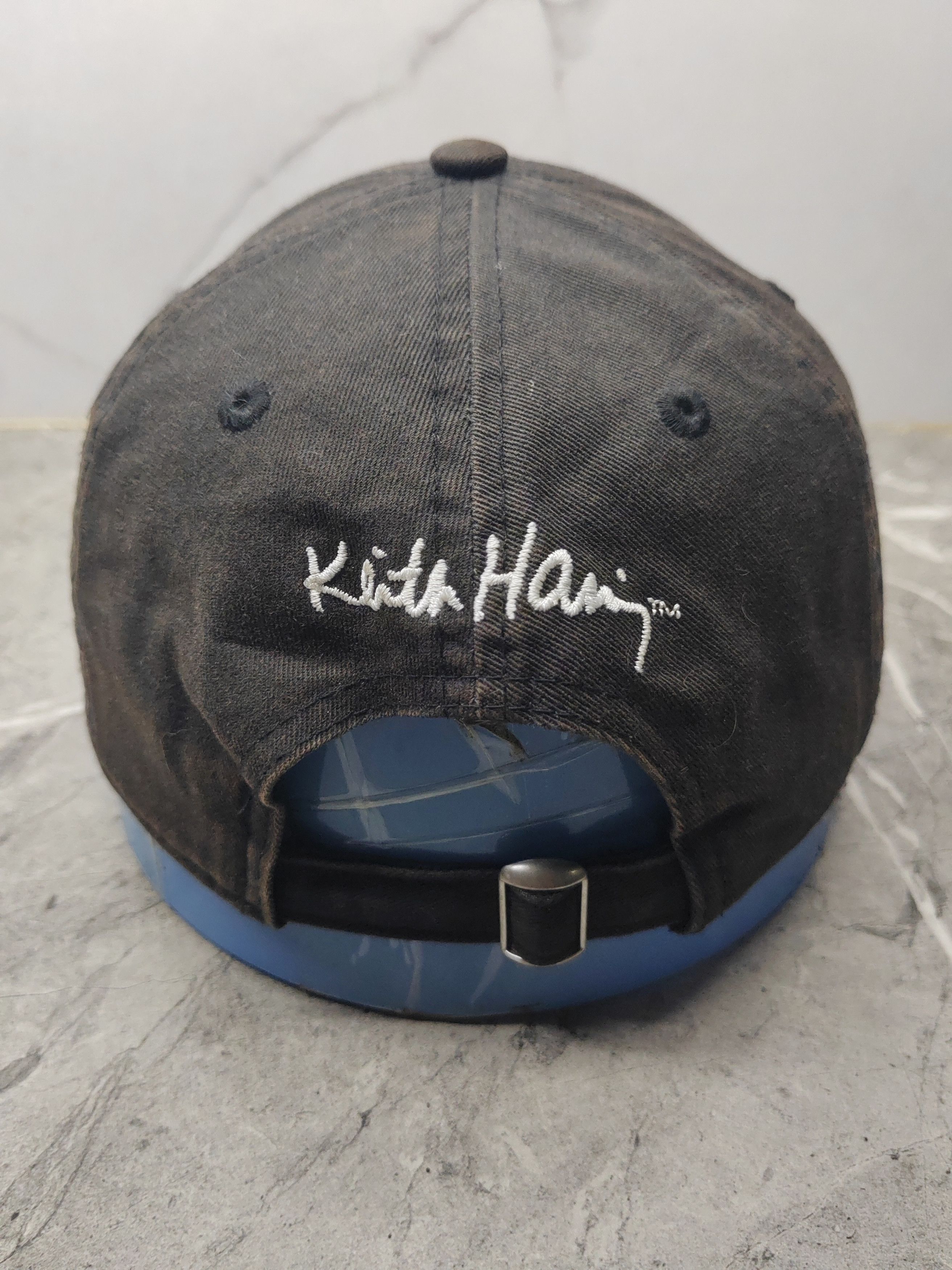 Keith Haring Vintage Keith Haring x New Era Faded Distressed Style Cap Size ONE SIZE - 5 Thumbnail