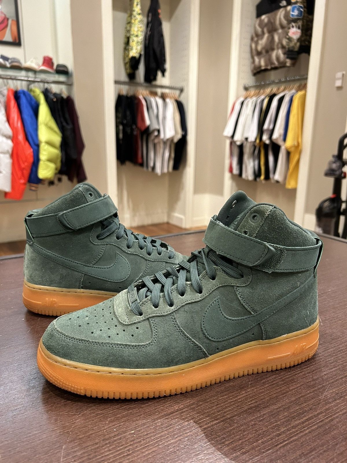 Nike Nike Air Force 1 High '07 LV8 Suede Vintage Green | Grailed