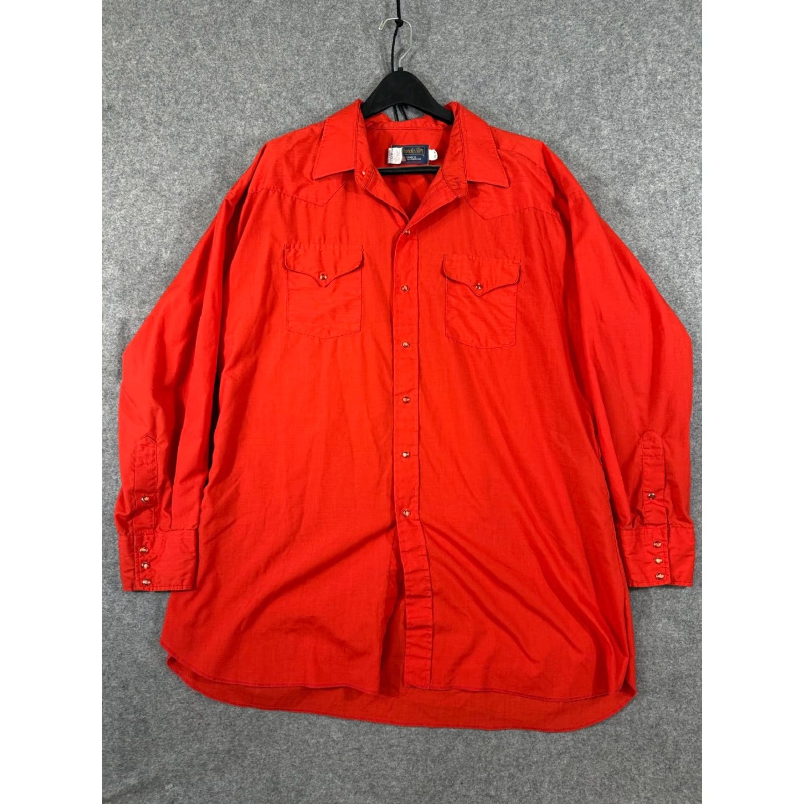 Vintage VINTAGE Panhandle Slim Western Shirt Mens 3XLT 20/36 Red Pearl Snap USA Made Long Sleeve Size US XXL / EU 58 / 5 - 3 Thumbnail