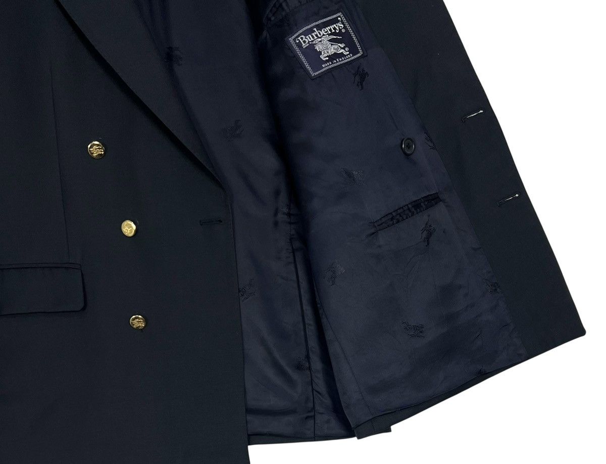 Burberry Burberry Double Breasted Navy Blazer Gold Button 42R Size US L / EU 52-54 / 3 - 10 Thumbnail