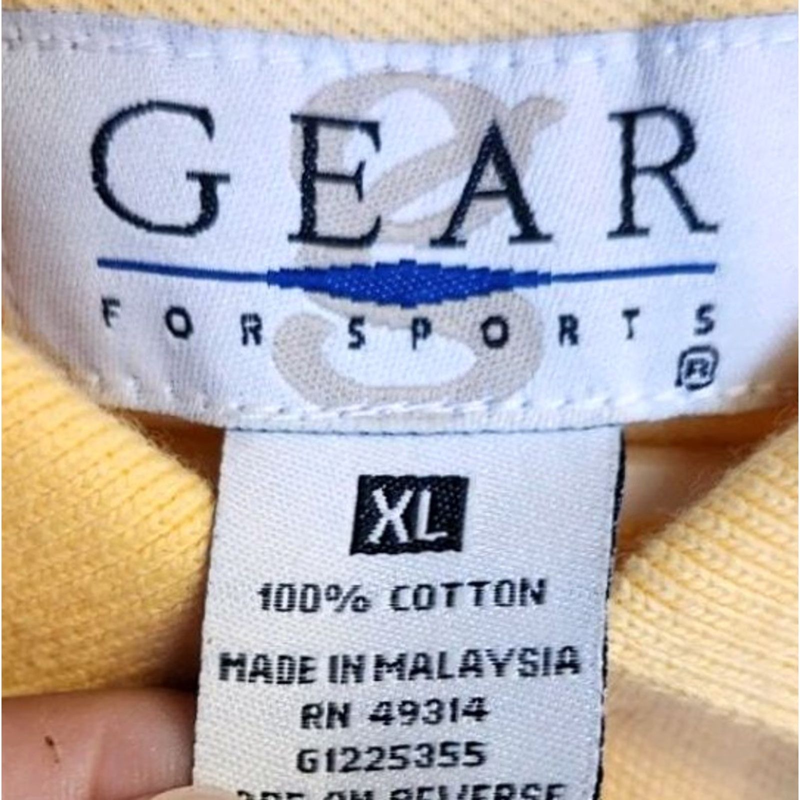 Vintage PEDIGREE Polo Shirt Men's XL Gear For Sports Yellow Embroidered Short Sleeve NWT Size US XL / EU 56 / 4 - 6 Thumbnail