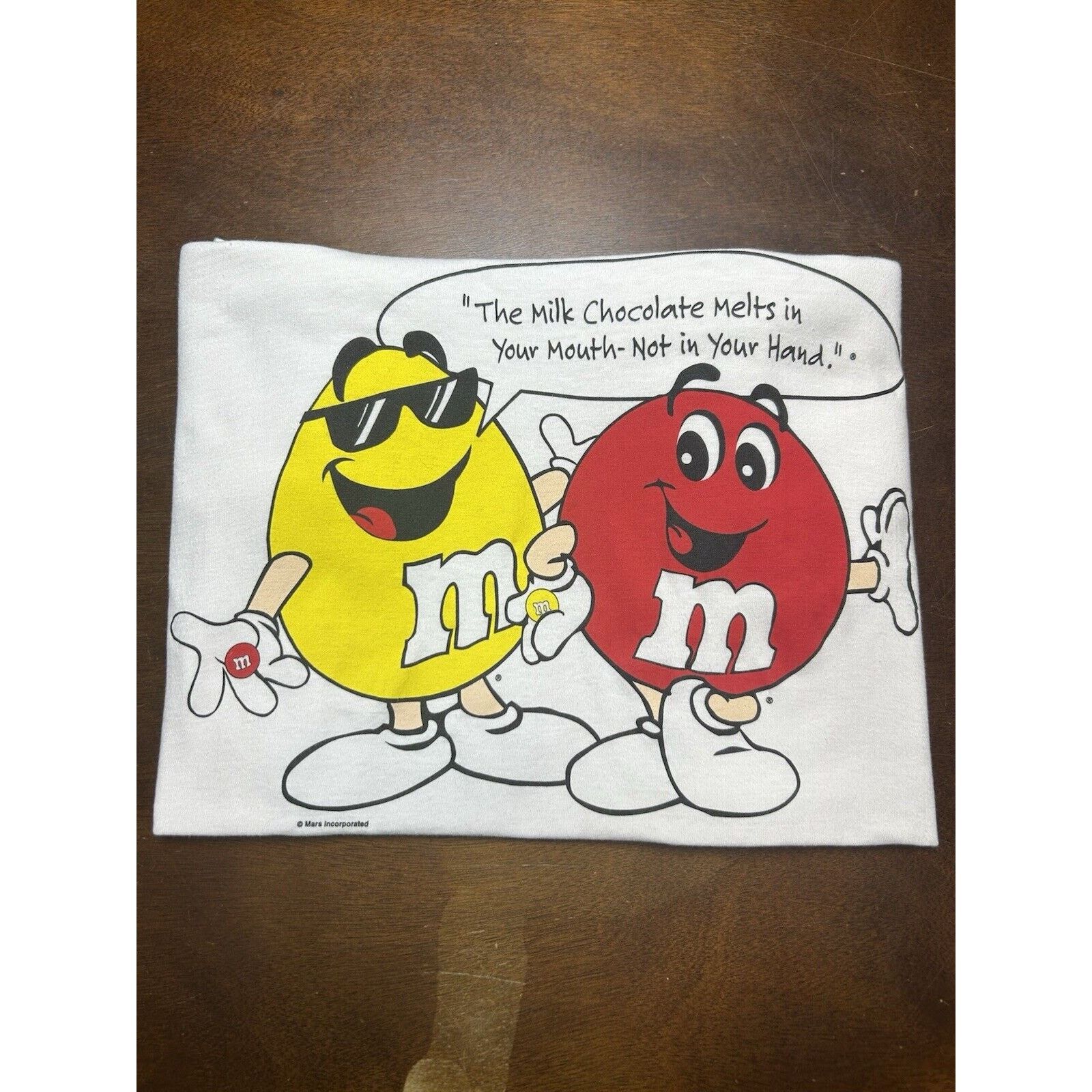 Vintage VTG 80s/90s Mars Inc. M&Ms Melts In Your Mouth Shirt Sz L/XL Size US XL / EU 56 / 4 - 11 Thumbnail