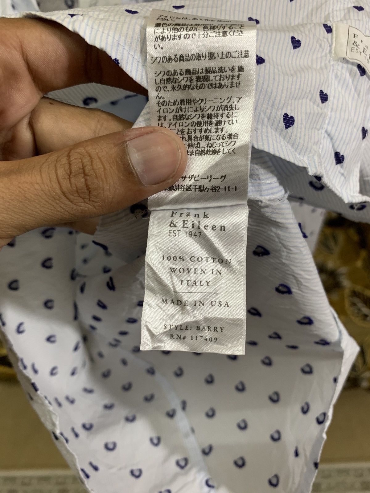 Frank & Eileen FRANK & EILEEN RELAXED BUTTON UPS SHIRT WITH LOVE DESIGN Size XS / US 0-2 / IT 36-38 - 8 Thumbnail