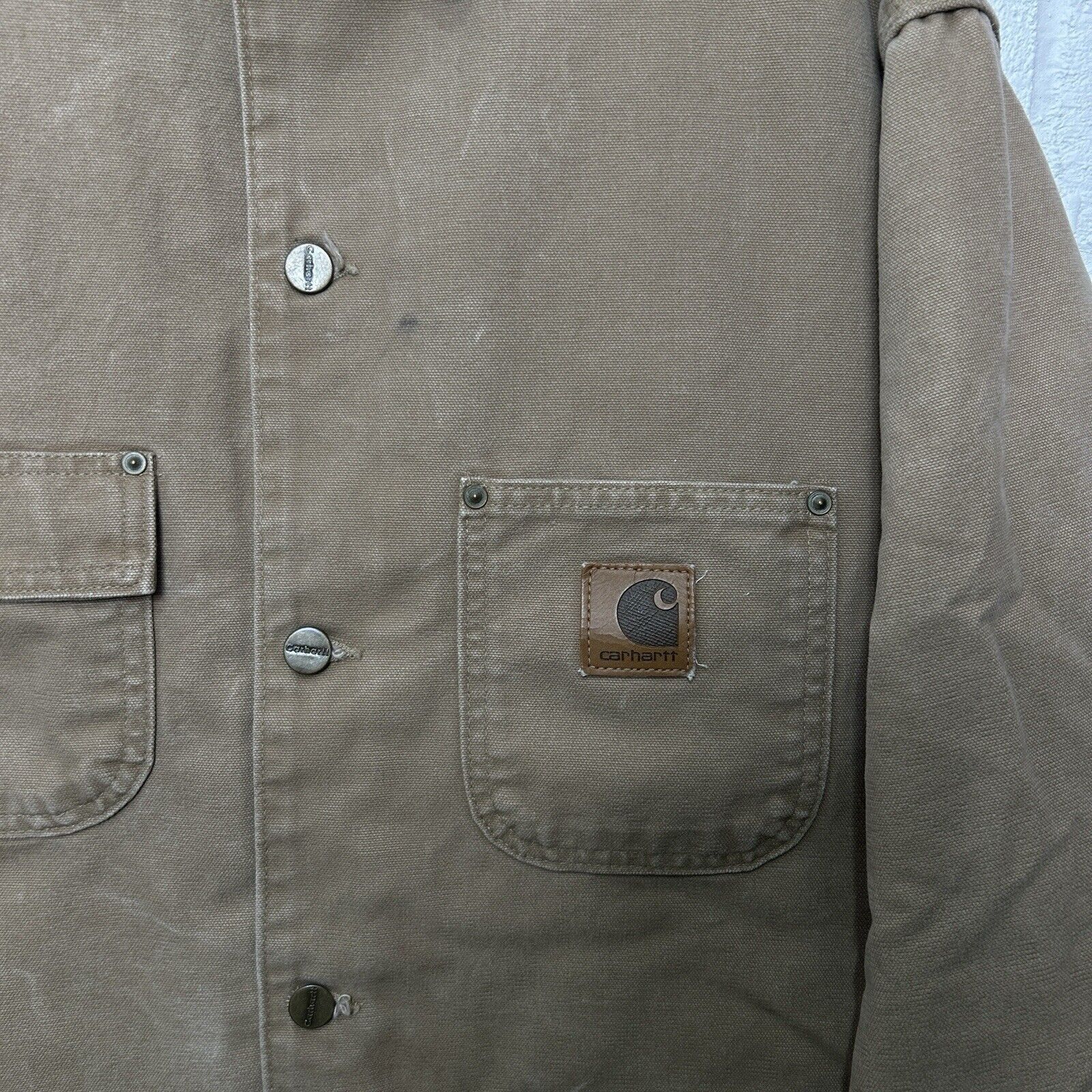 Carhartt Vintage Carhartt Blanket-Lined Chore Coat “Saddle” C02 SDL Size US XXL / EU 58 / 5 - 3 Thumbnail