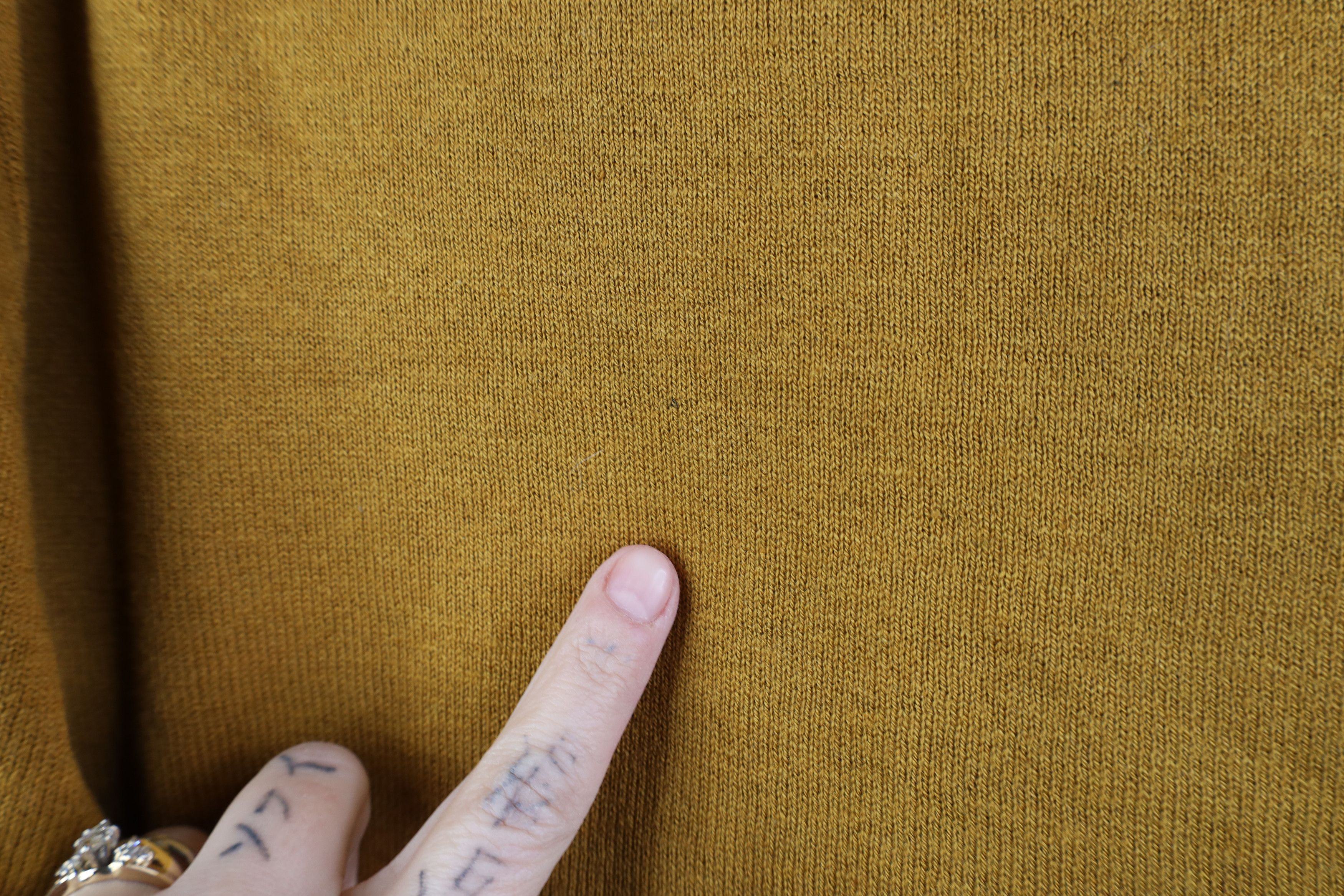 Paul Fredrick Paul Fredrick Wool Cashmere Knit Turtleneck Sweater Gold Size US M / EU 48-50 / 2 - 9 Thumbnail
