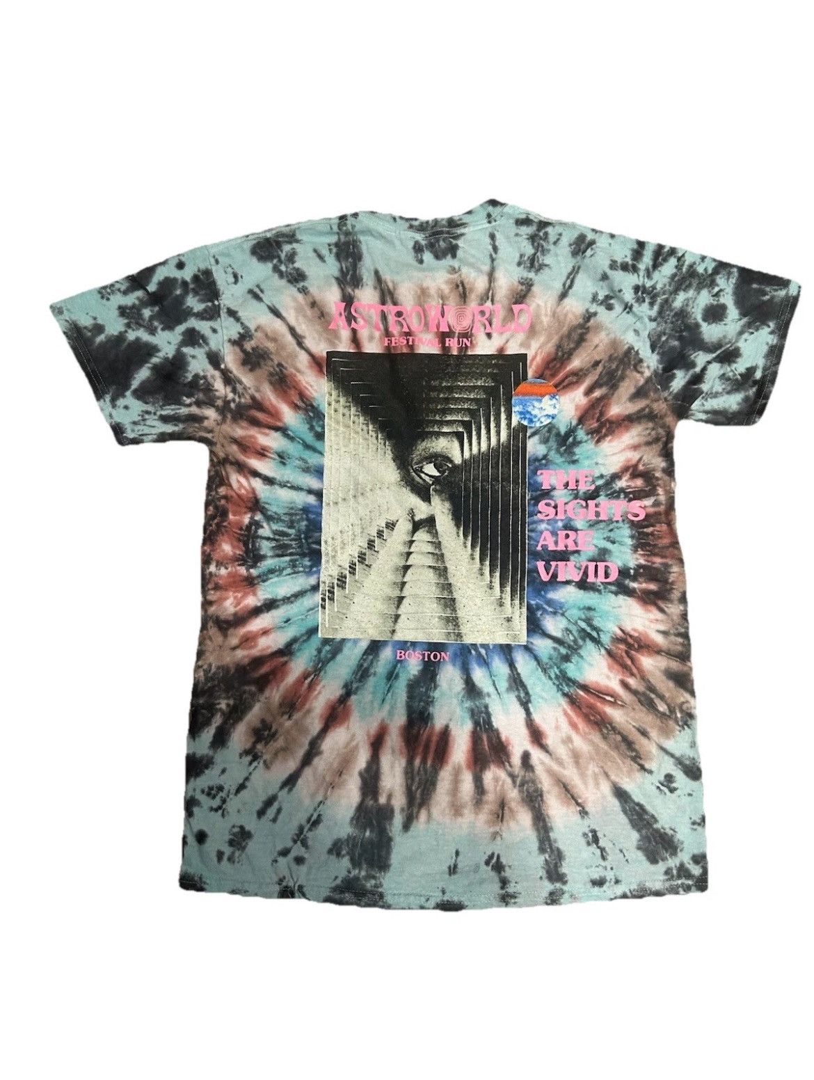 Band Tees × Travis Scott Travis Scott Astroworld Tour Boston Exclusive Tee Size US M / EU 48-50 / 2 - 4 Thumbnail