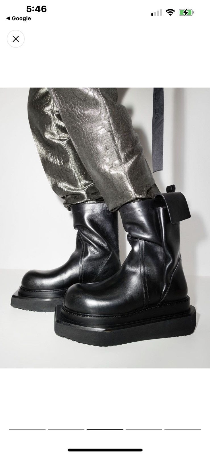 Rick Owens RICK OWENS SS22 TURBO CYCLOPS FOG POCKET CREEPER BOOTS 11 Size US 11 / EU 44 - 14 Thumbnail
