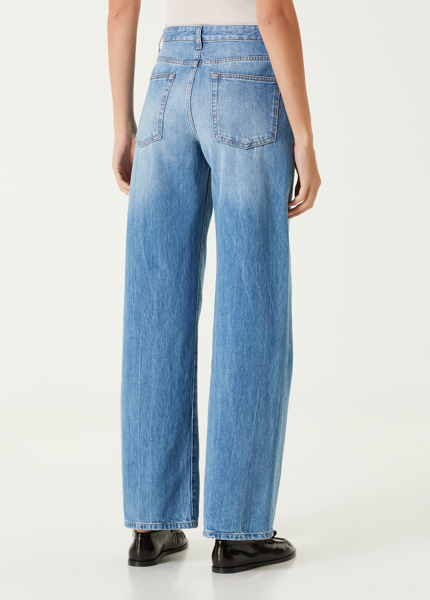 The Row THE ROW Eglitta blue straight leg jeans Size 6 / 42 q Size 28" / US 6 / IT 42 - 3 Thumbnail