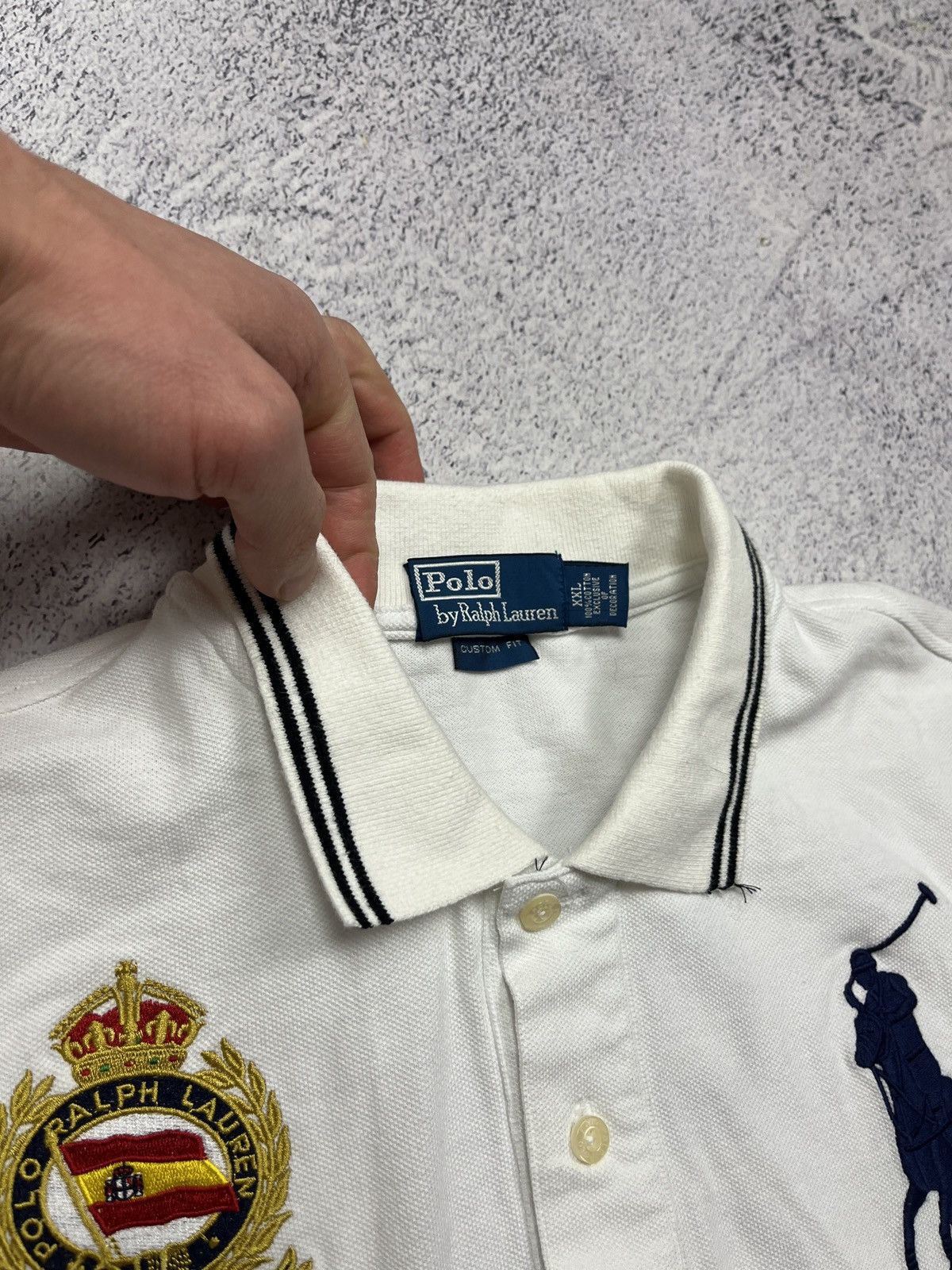 Polo Ralph Lauren Vintage Polo Ralph Lauren Barcelona Polo Shirt Chief Keef Size US L / EU 52-54 / 3 - 7 Thumbnail