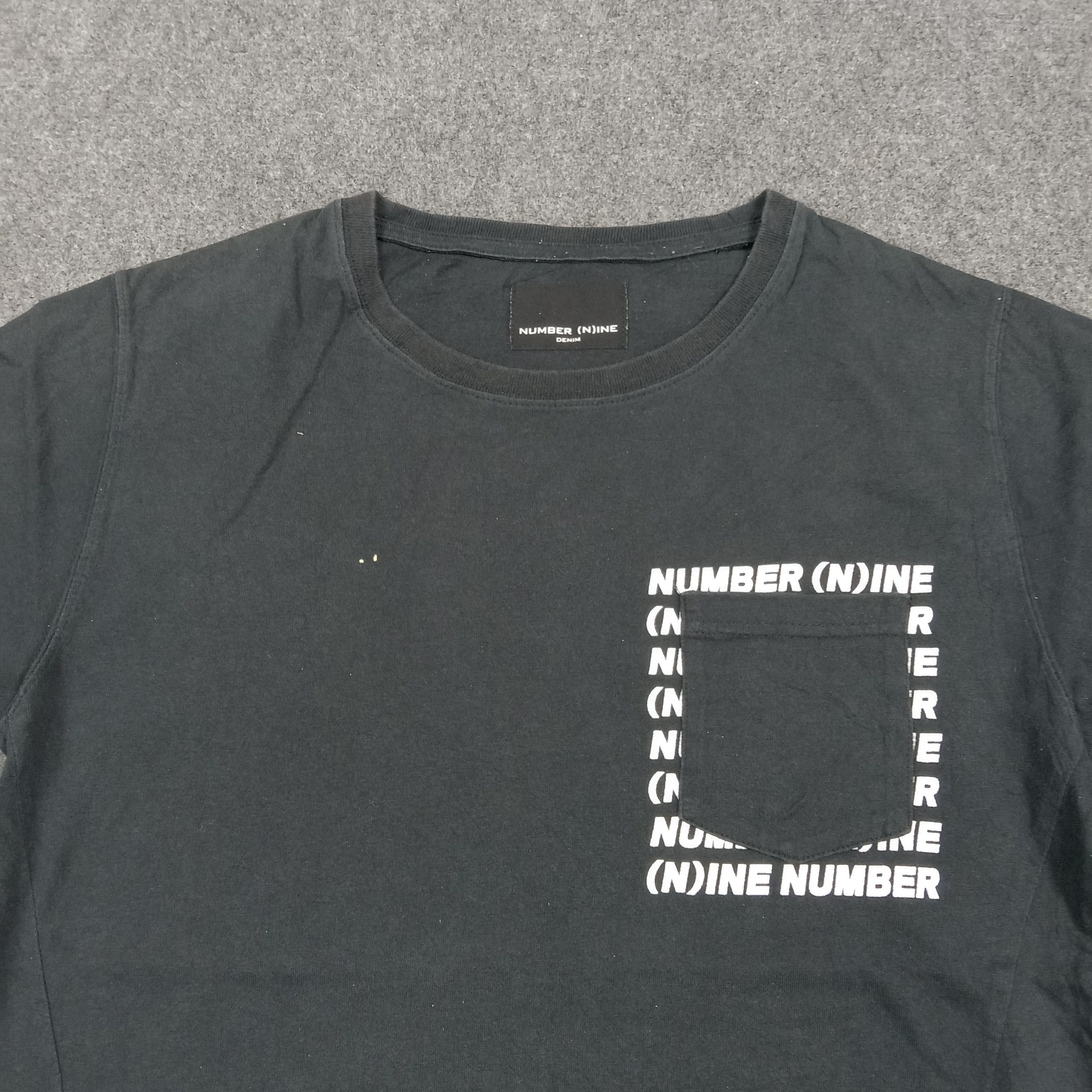 Number (N)ine Number Nine Denim Japanese Streetwear Tshirt C285N24 Size US M / EU 48-50 / 2 - 2 Thumbnail