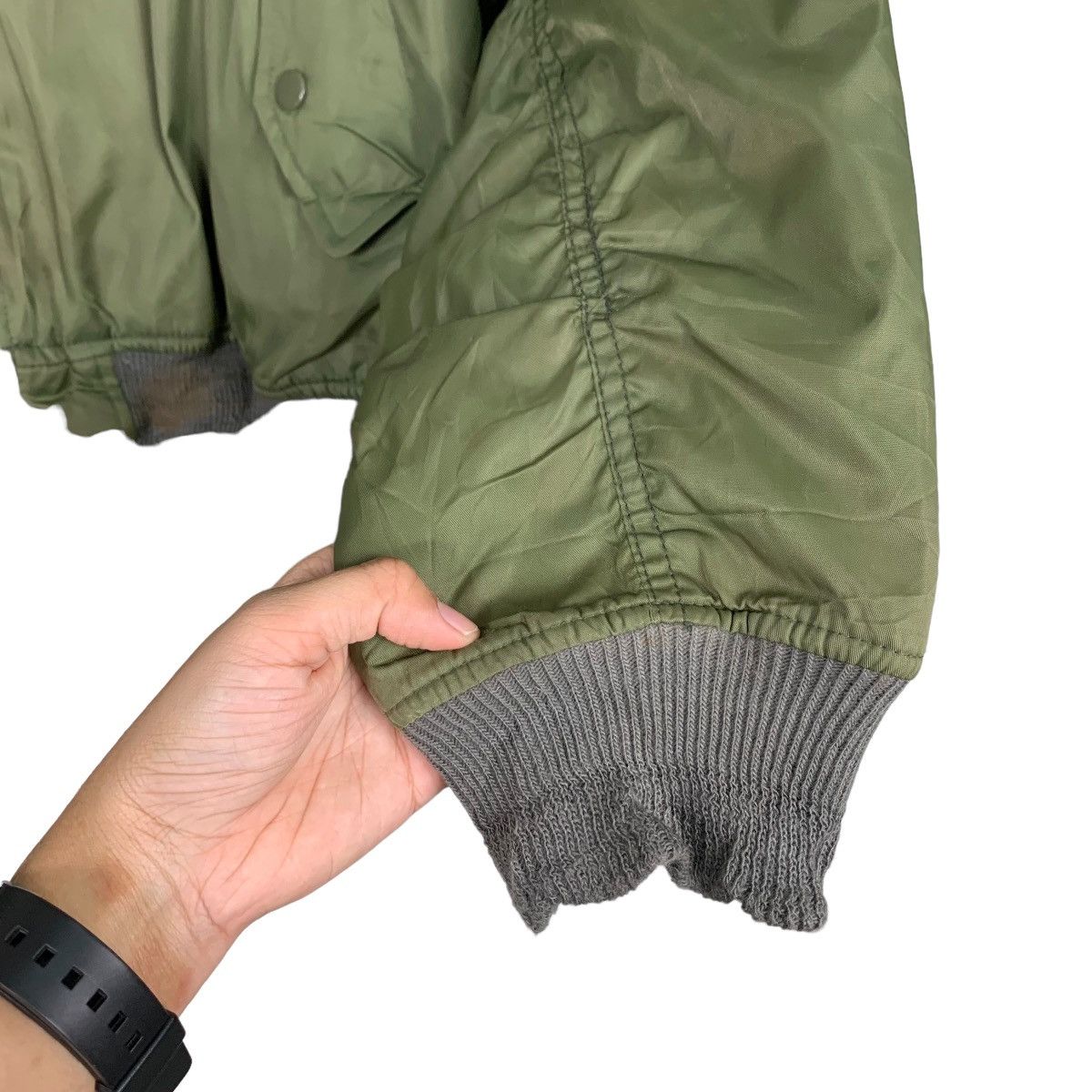 Reversible MA1 Flight Jacket Bomber Jacket #0150-C8