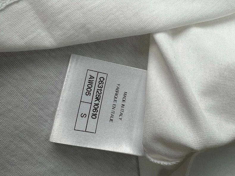 Chanel Chanel Letter rhinestone white T-shirt Size S / US 4 / IT 40 - 5 Thumbnail