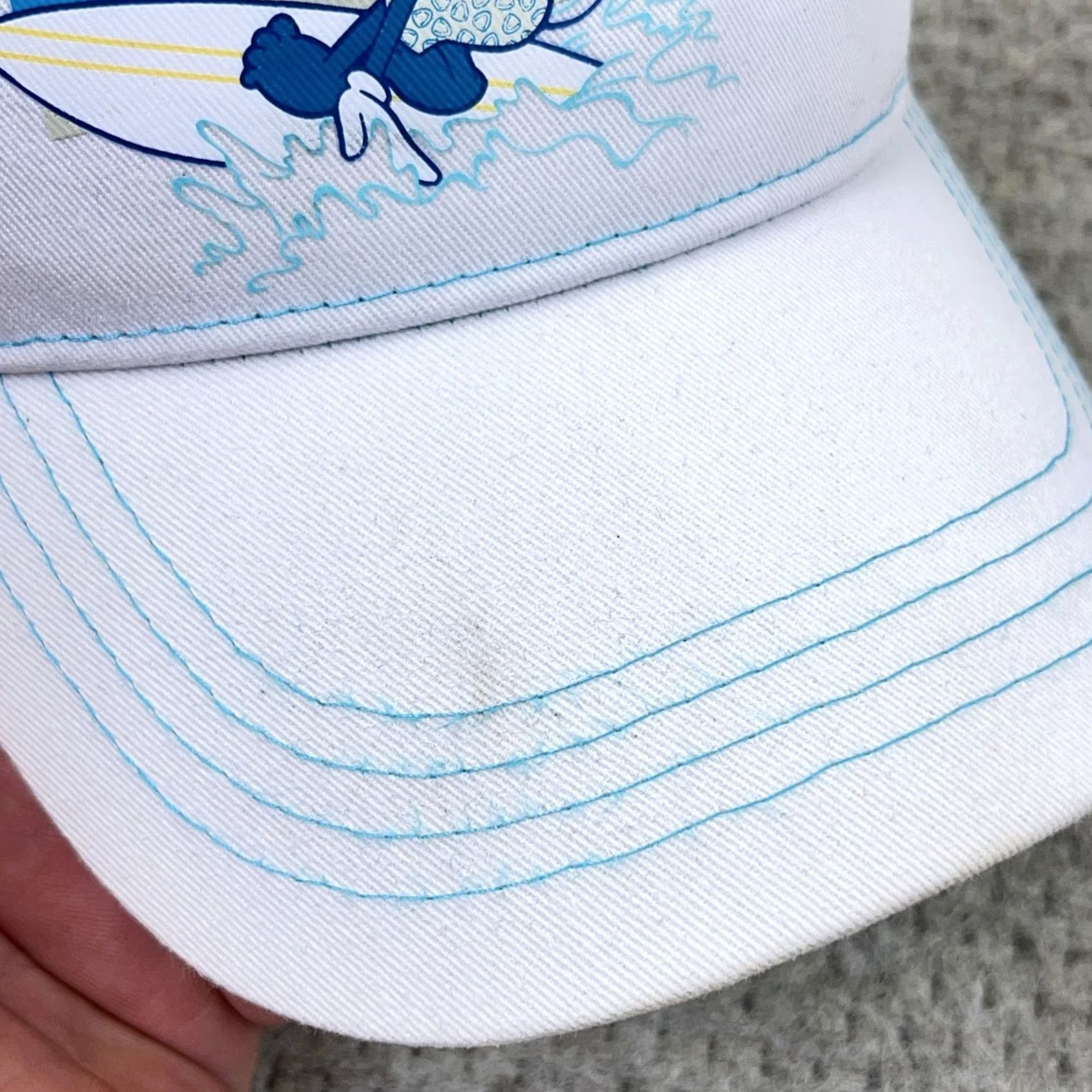 Disney Disney Hat Cap Snapback Trucker Mickey Ears Aloha Surfing Side Stripes Size ONE SIZE - 4 Thumbnail
