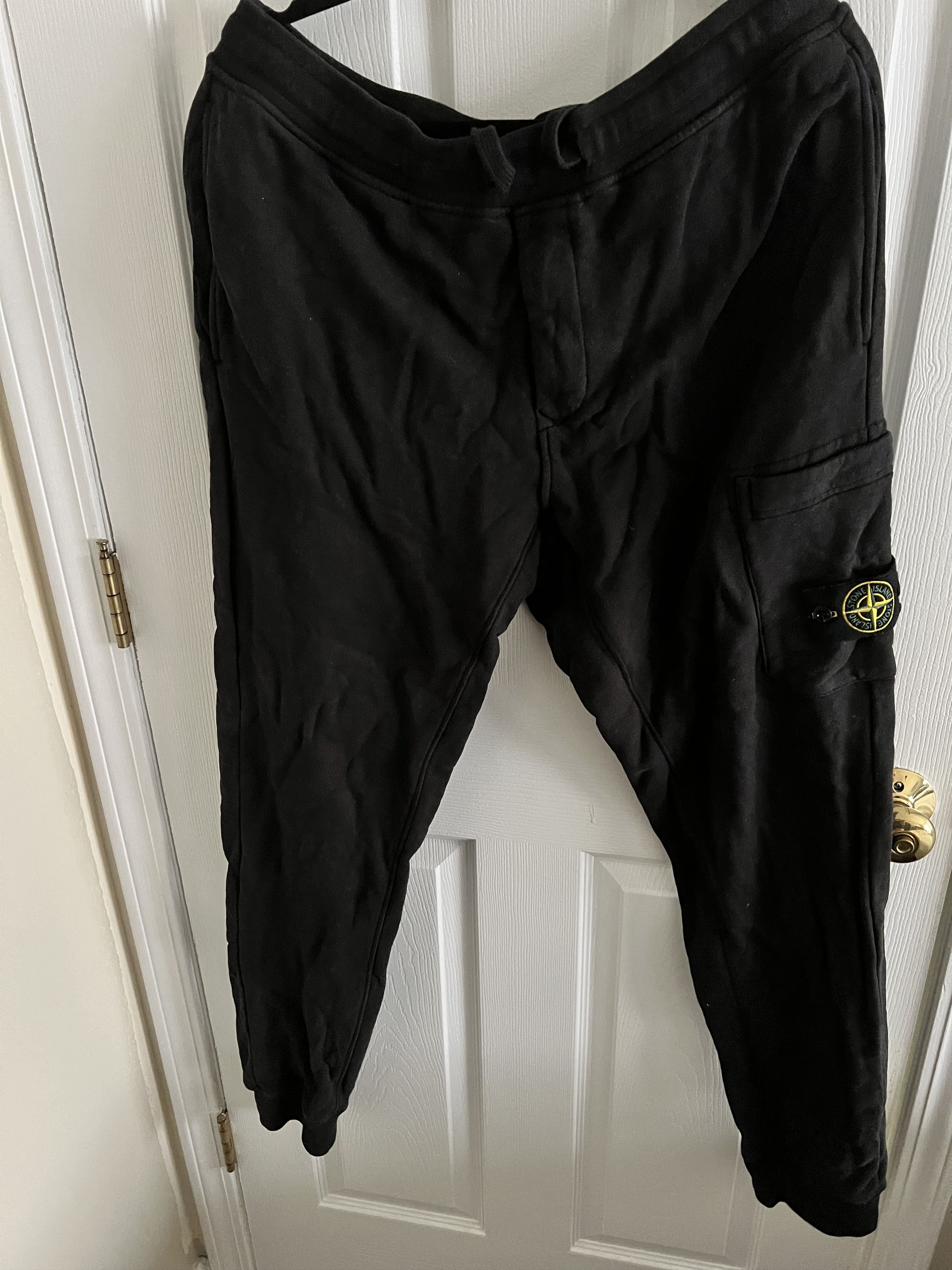 Stone Island Stone Island Core Logo Fleece Sweatpants Grailed