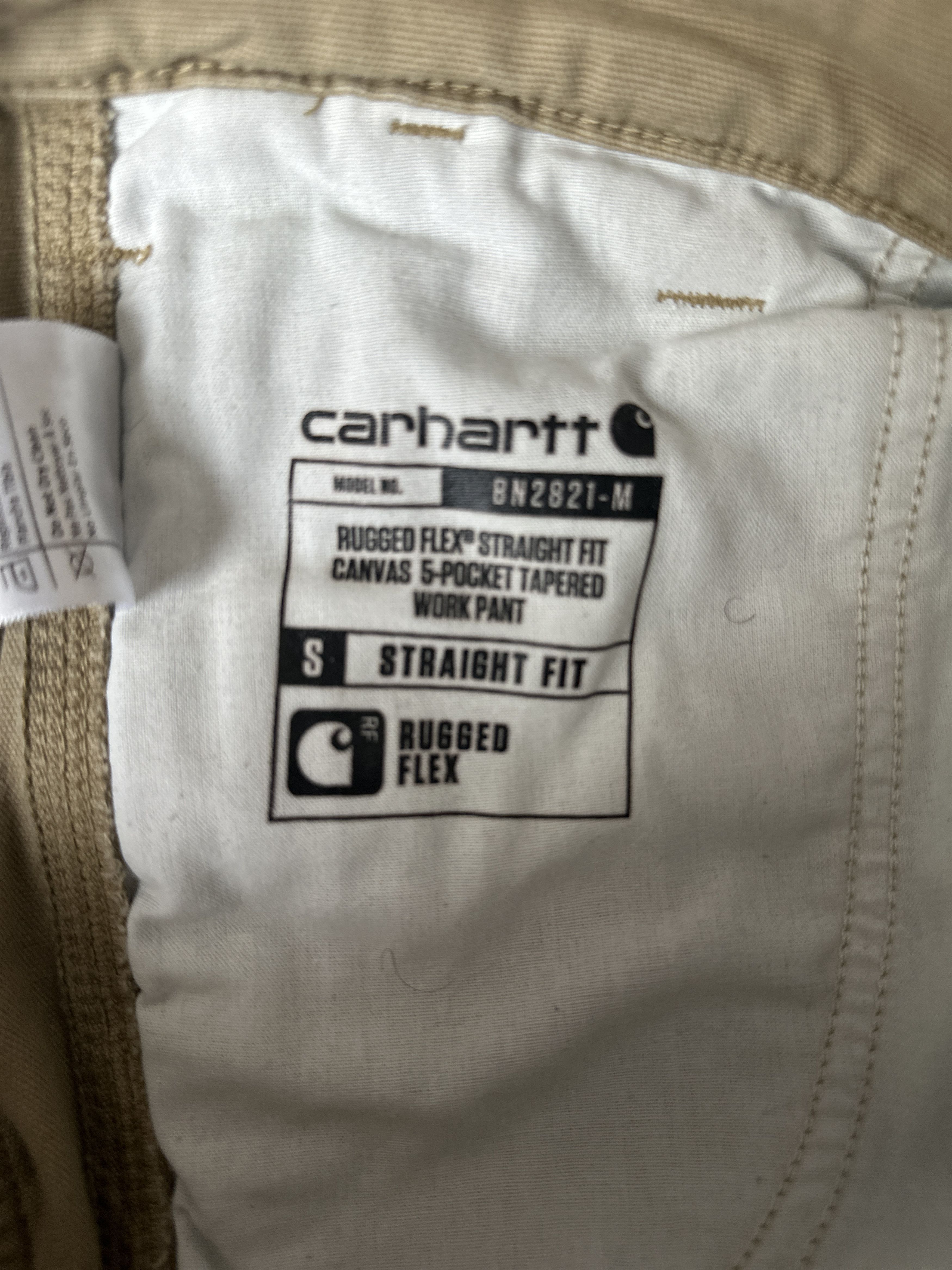 Carhartt Khaki Straight Leg Size US 32 / EU 48 - 5 Thumbnail