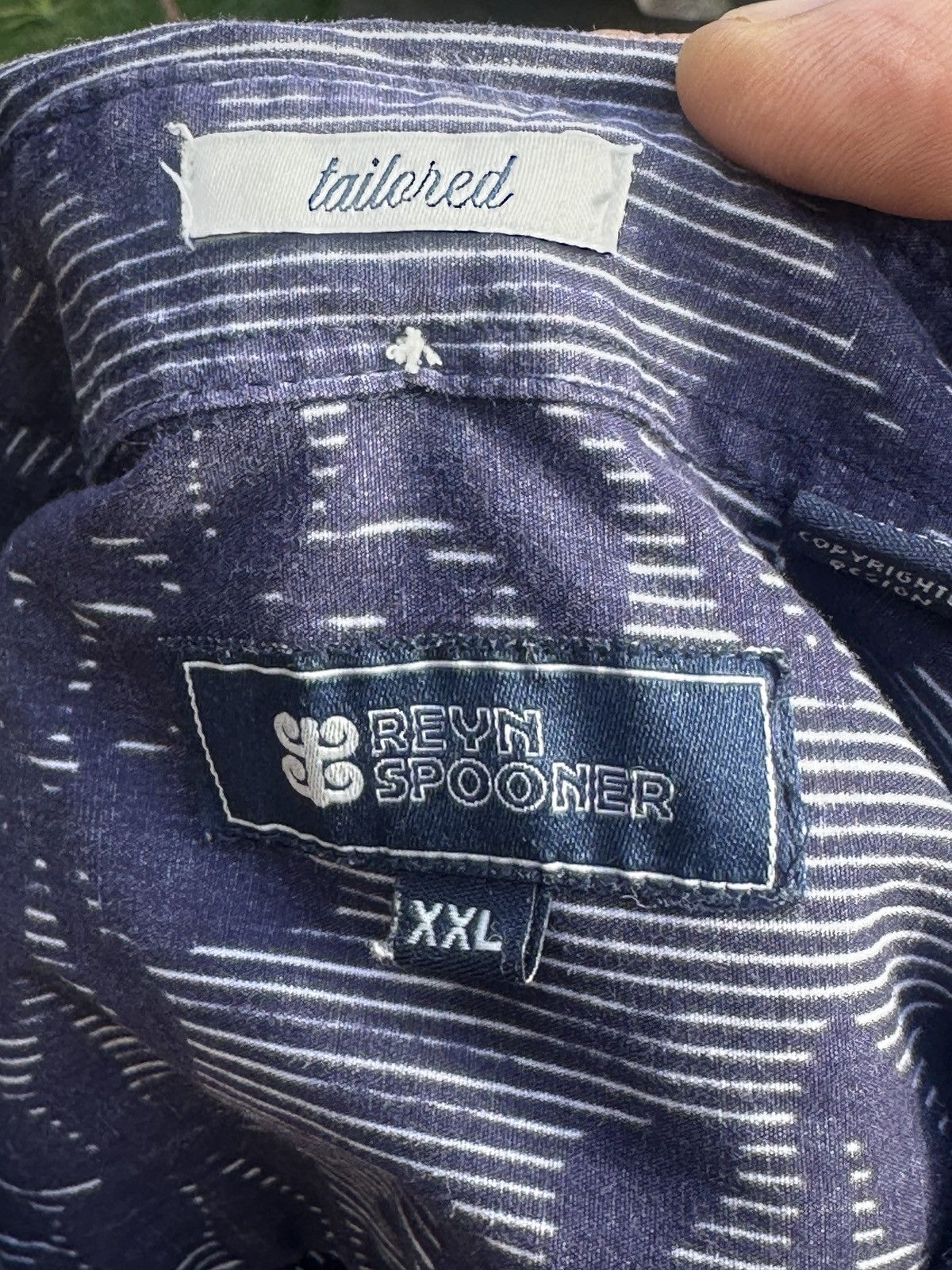 Reyn Spooner PreOwned Reyn Spooner Tailored Fit Blue Hawaiian Men's XXL Size US XXL / EU 58 / 5 - 4 Thumbnail