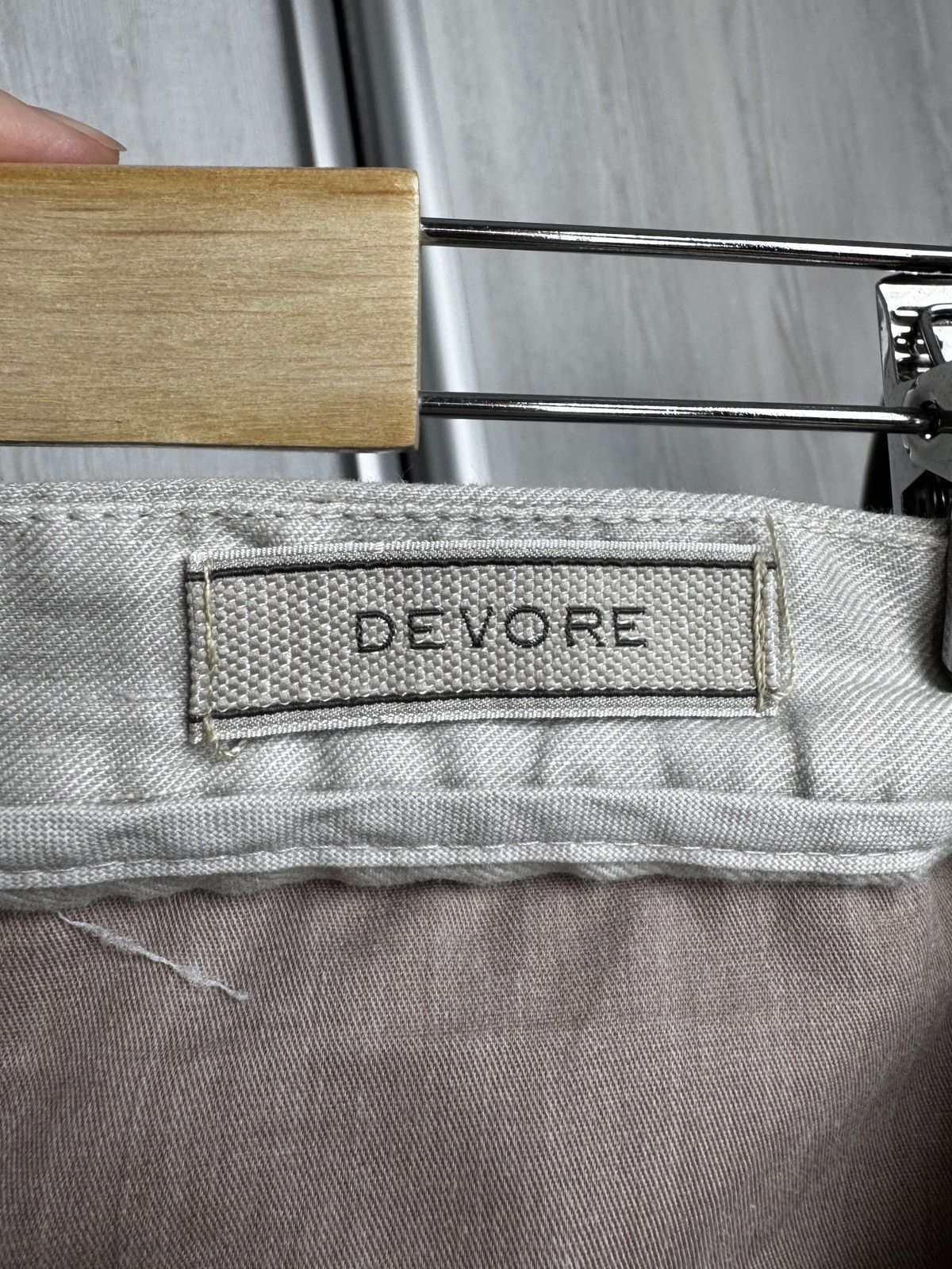 Other Devore Linen blend Ivory Beige chino pants Italy made sz 52 Size US 36 / EU 52 - 11 Thumbnail