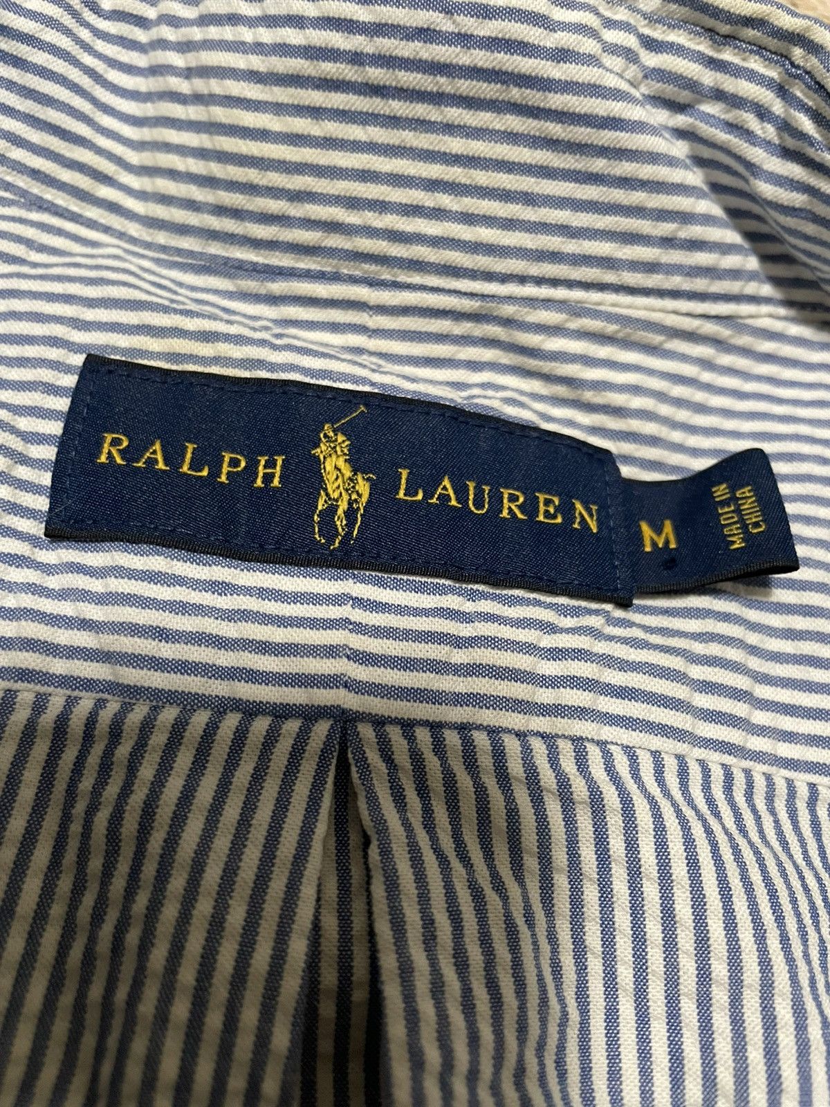Polo Ralph Lauren Ralph Lauren polo seersucker size M Size US M / EU 48-50 / 2 - 3 Thumbnail