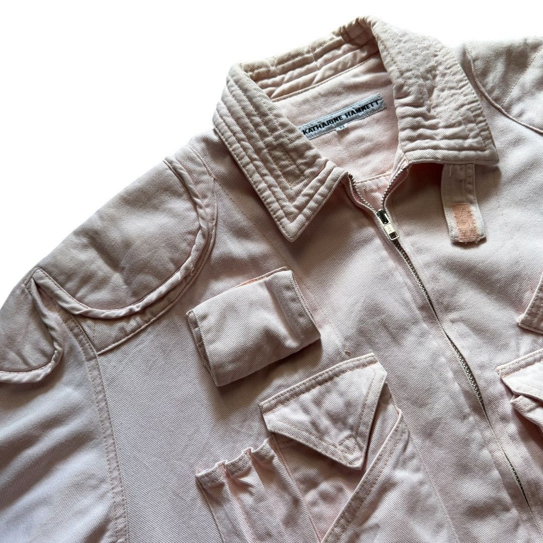 Katharine Hamnett London Katharine Hamnett Cargo Padded Bomber Jacket Size US L / EU 52-54 / 3 - 5 Thumbnail