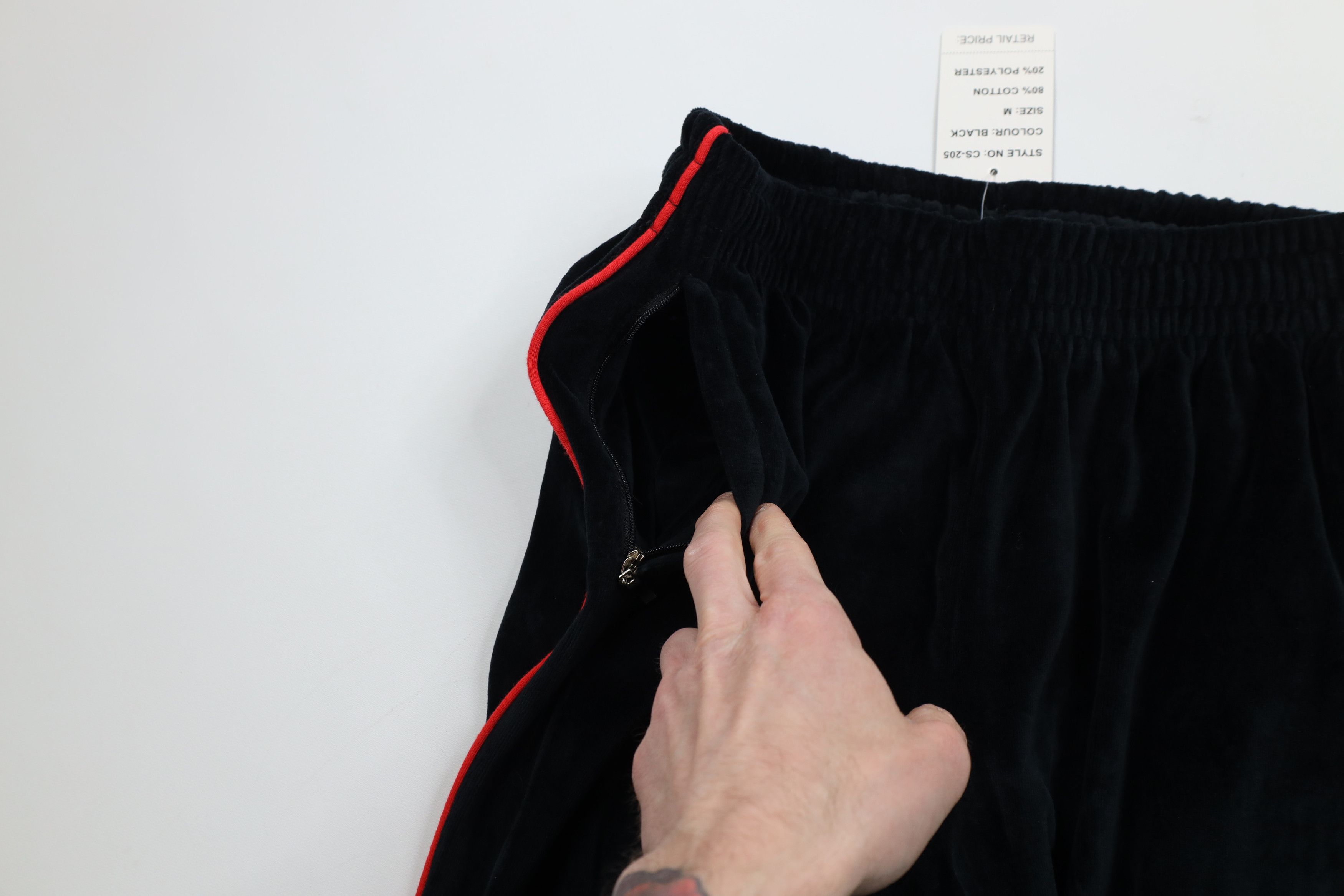 Vintage Deadstock Vintage Y2K Streetwear Velour Sweatpants Pants Size US 34 / EU 50 - 6 Thumbnail