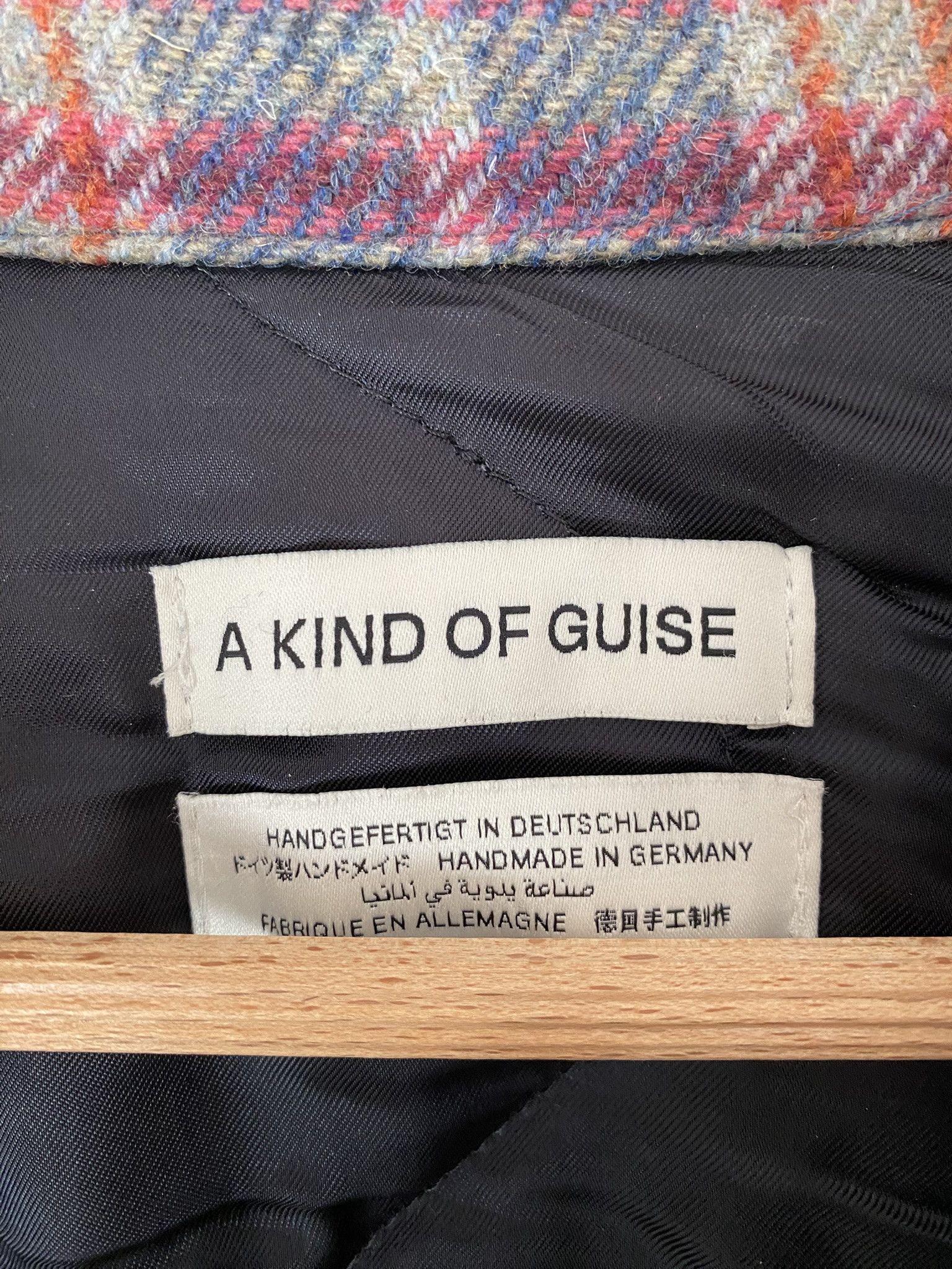 A Kind Of Guise 52/XL - 100% Virgin Wool Padded Overshirt Size US XL / EU 56 / 4 - 4 Thumbnail