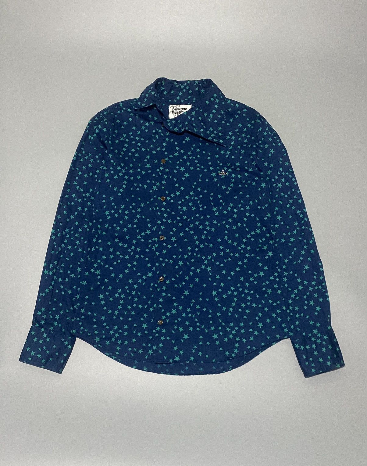 Vivienne Westwood Vivienne Westwood Man Asymmetrical Button Down Shirt Size US S / EU 44-46 / 1 - 1 Thumbnail