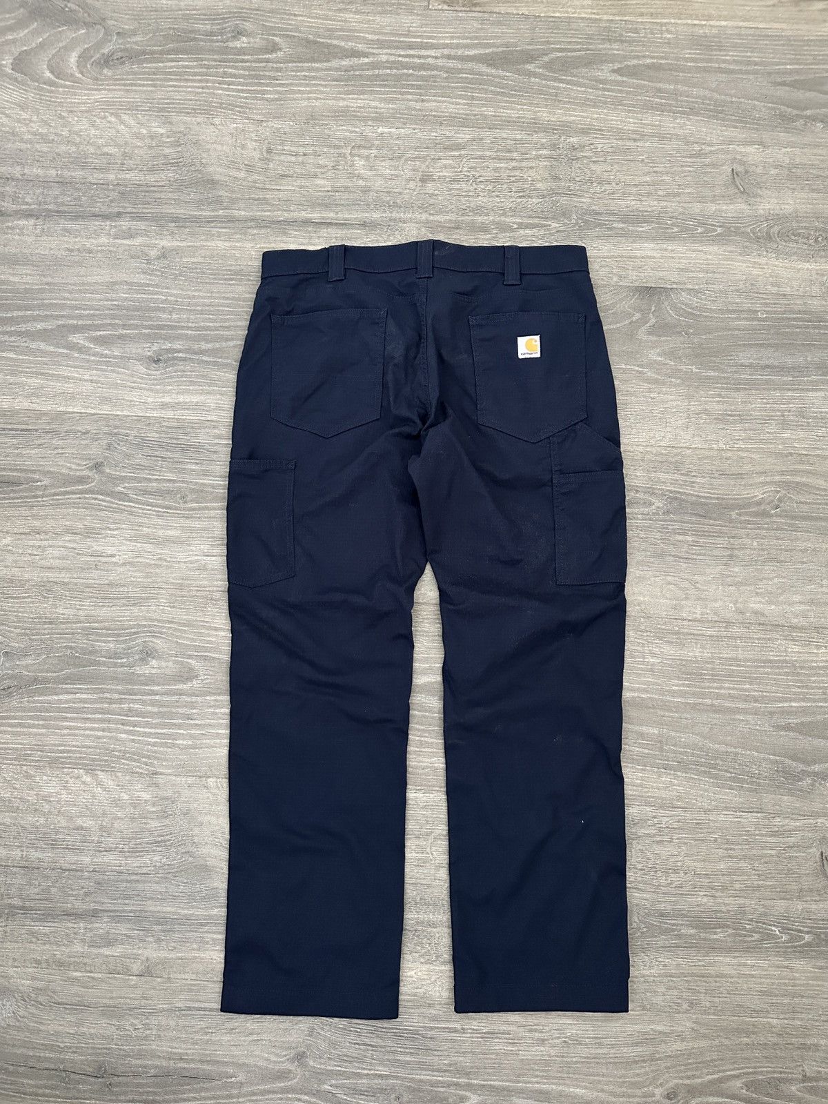 Carhartt Carhartt 36x30 Force Relaxed Fit Ripstop Utility Pants Navy Size US 36 / EU 52 - 2 Thumbnail