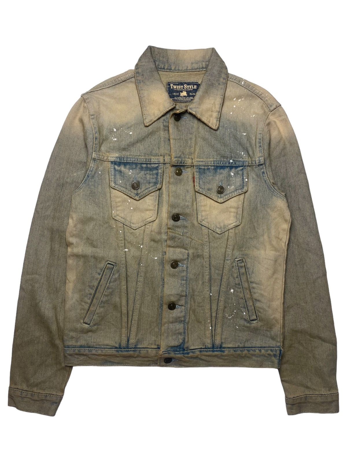 If Six Was Nine 1990s Twist - Mud Wash Denim Jacket Size US M / EU 48-50 / 2 - 3 Thumbnail
