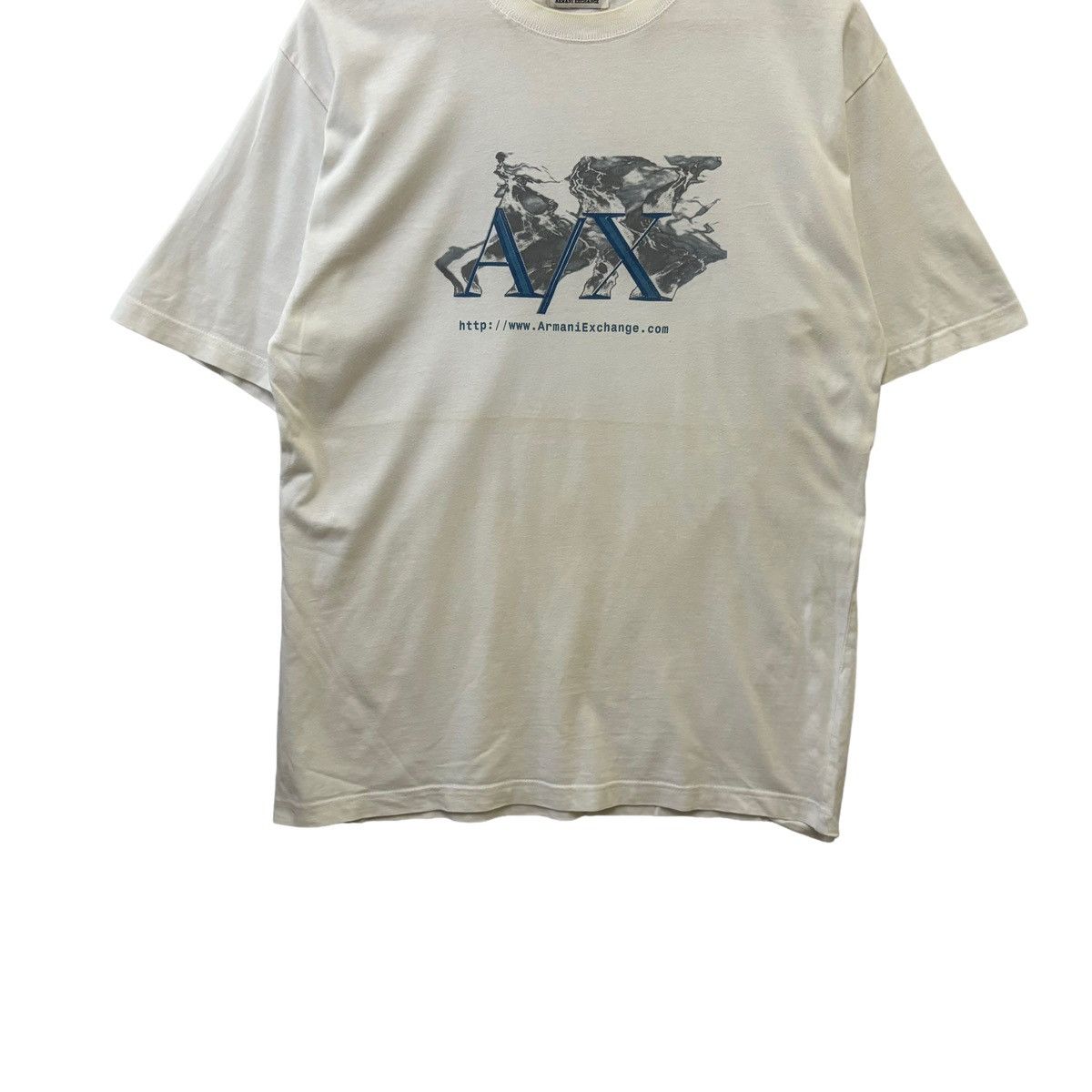 Armani Exchange × Giorgio Armani × Vintage Armani Exchange Big Logo Tshirt Size US M / EU 48-50 / 2 - 3 Thumbnail