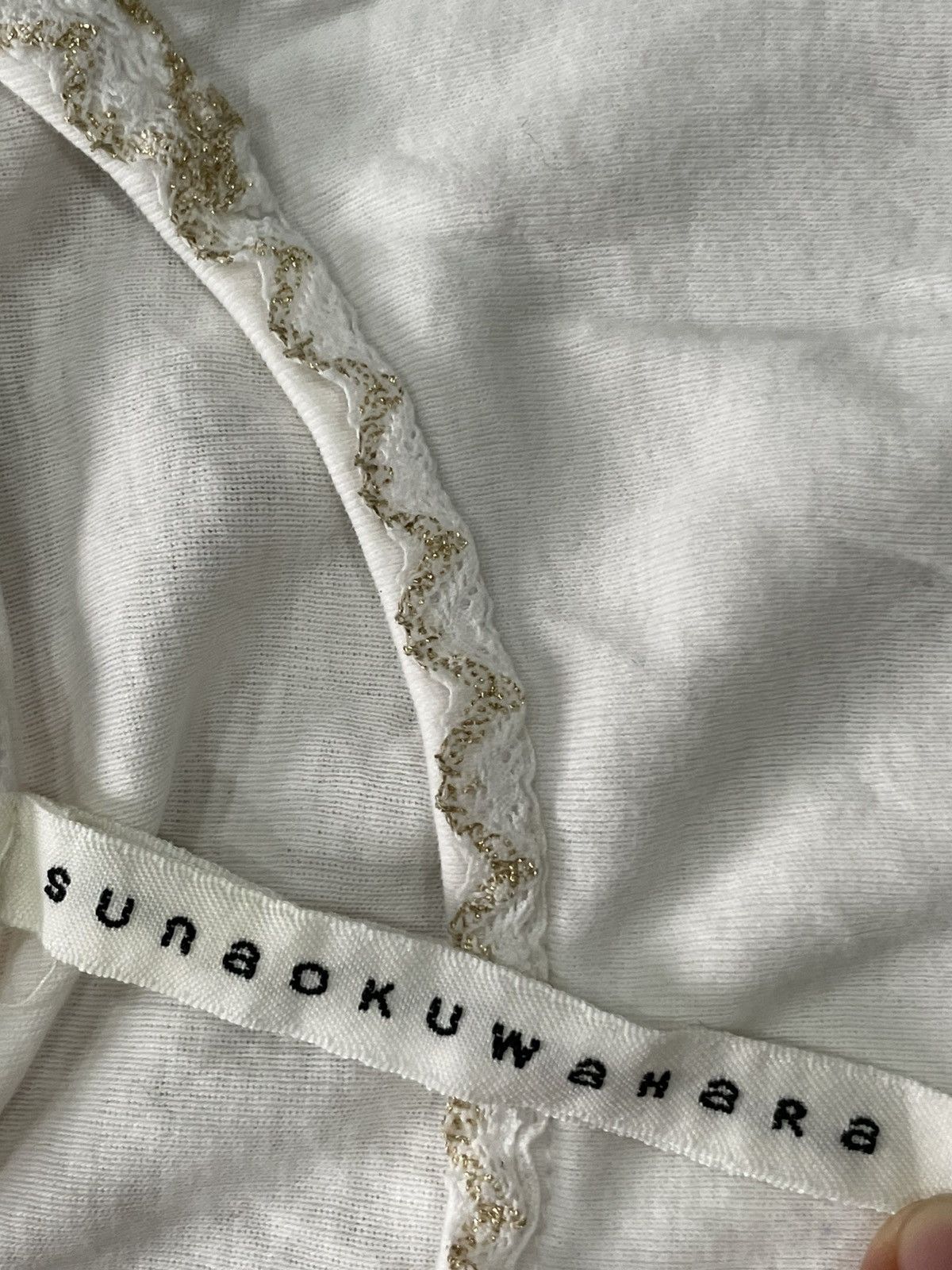 Sunao Kuwahara Sunao Kuwahara white tank top Size M / US 6-8 / IT 42-44 - 4 Thumbnail
