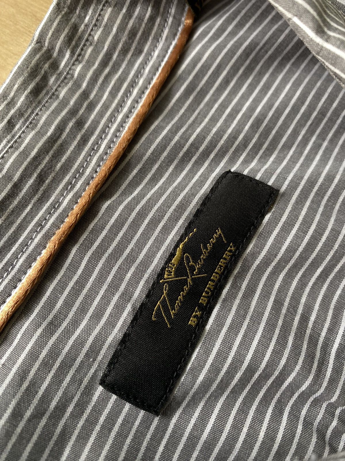 Burberry Burberry by Thomas Burberry striped ls button up shirt Size XL / US 12-14 / IT 48-50 - 6 Thumbnail