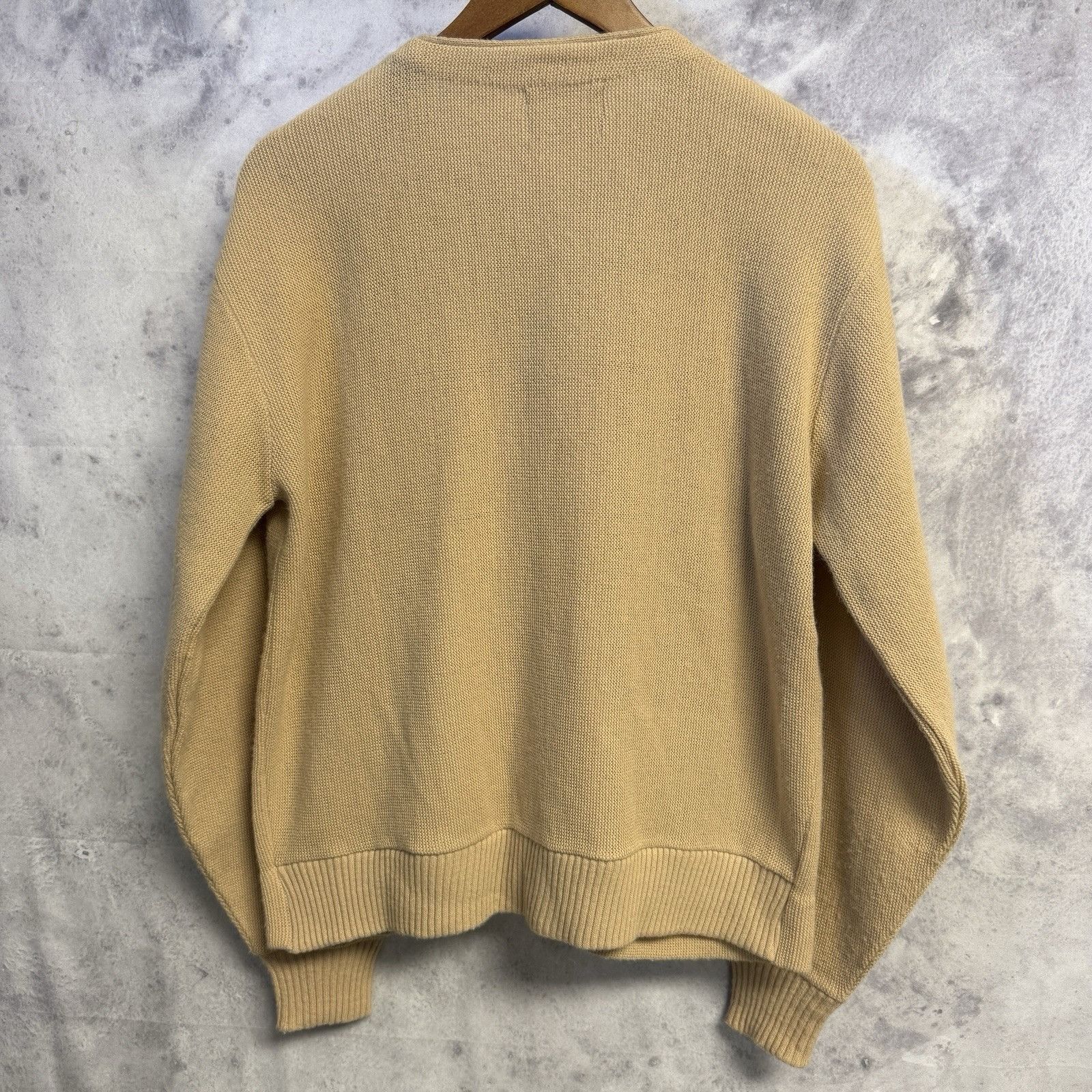 Vintage Vintage Orlon Campus Cardigan Sweater Mens XL Tan Knit Size US XL / EU 56 / 4 - 2 Thumbnail