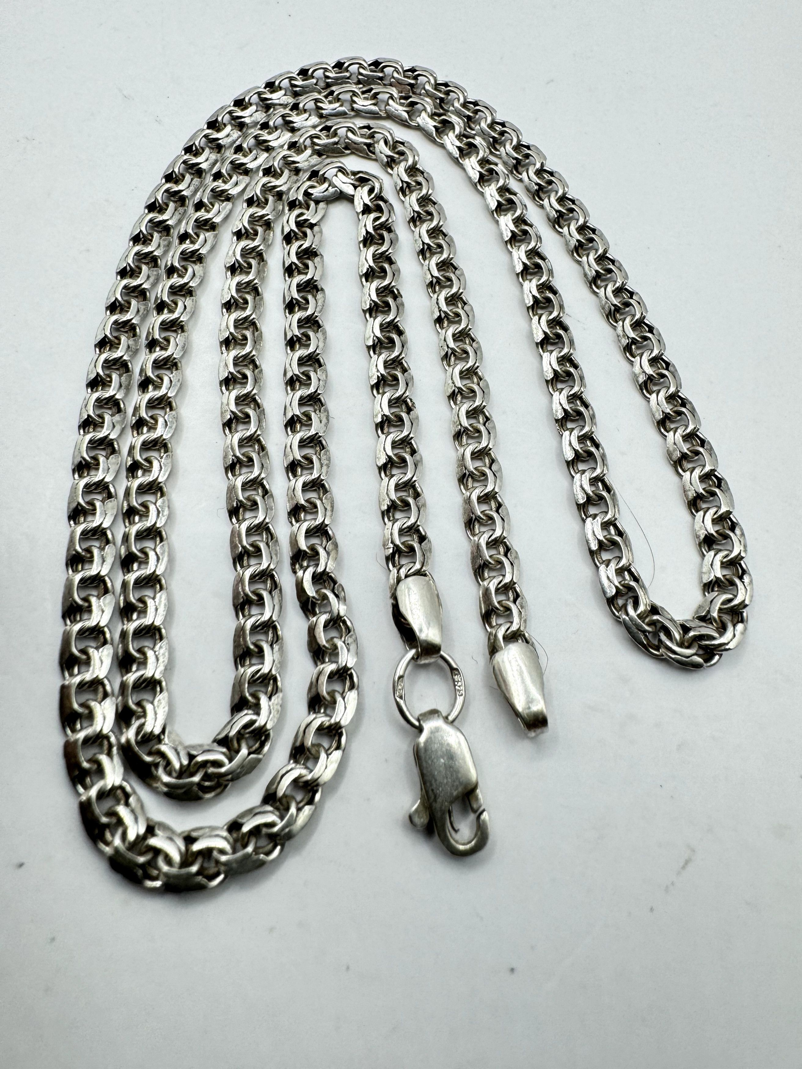 Jewelry Chain, 925 Sterling Silver, Signed 16,05G, Men's