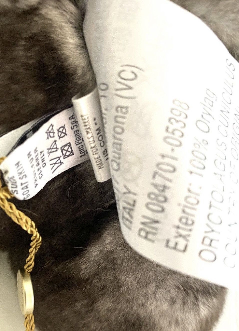 Loro Piana Loro Piana Orylag Fur Plush “ My Gupi” NIB Size ONE SIZE - 8 Thumbnail