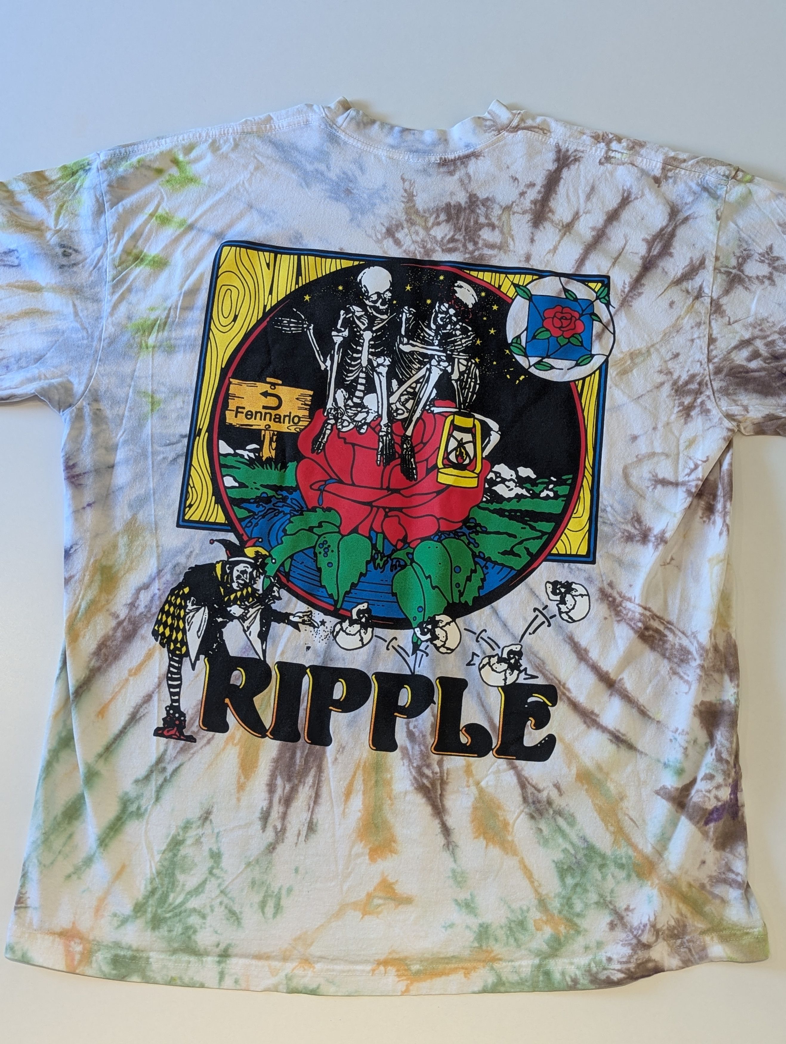 Grateful Dead × Online Ceramics Online Ceramics x Grateful Dead Ripple Long Sleeve Shirt Size US XXL / EU 58 / 5 - 7 Thumbnail
