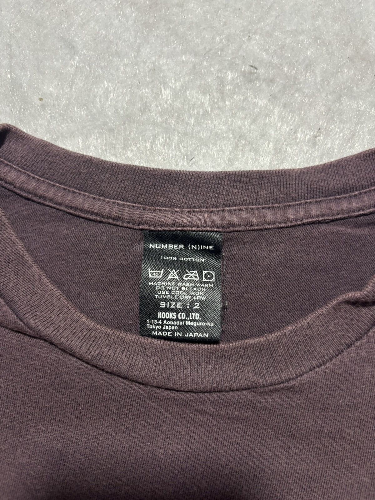 Number (N)ine Rare Number Nine US Hardcore University Tshirt Size US M / EU 48-50 / 2 - 3 Thumbnail