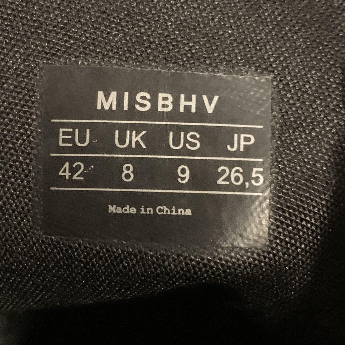 Misbhv MISBHV MONOGRAM ARMY HIGH TOP SNEAKERS Size US 9 / EU 42 - 8 Thumbnail