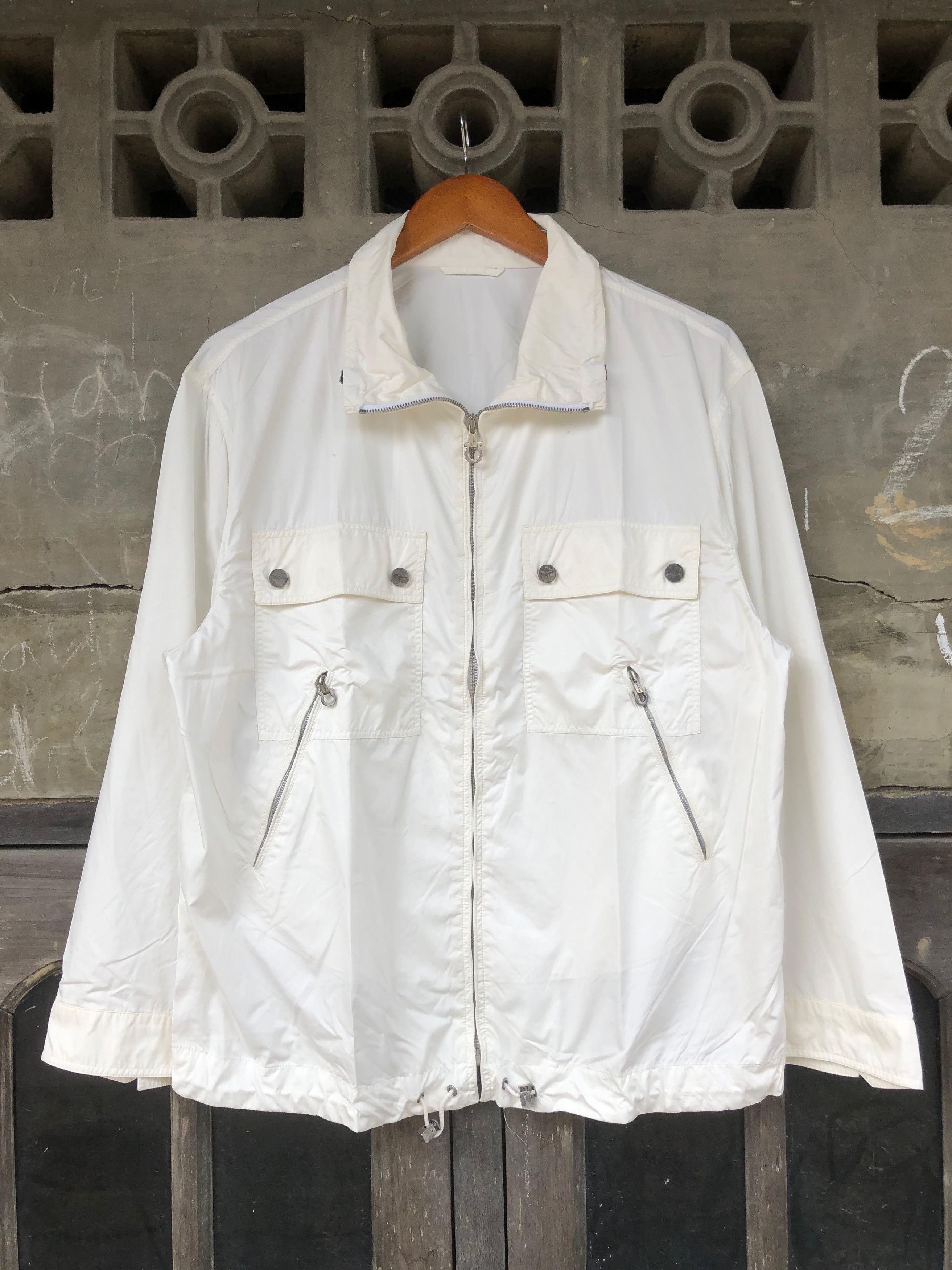 Salvatore Ferragamo Salvatore Ferragamo Multipocket White Jacket Size US L / EU 52-54 / 3 - 1 Thumbnail