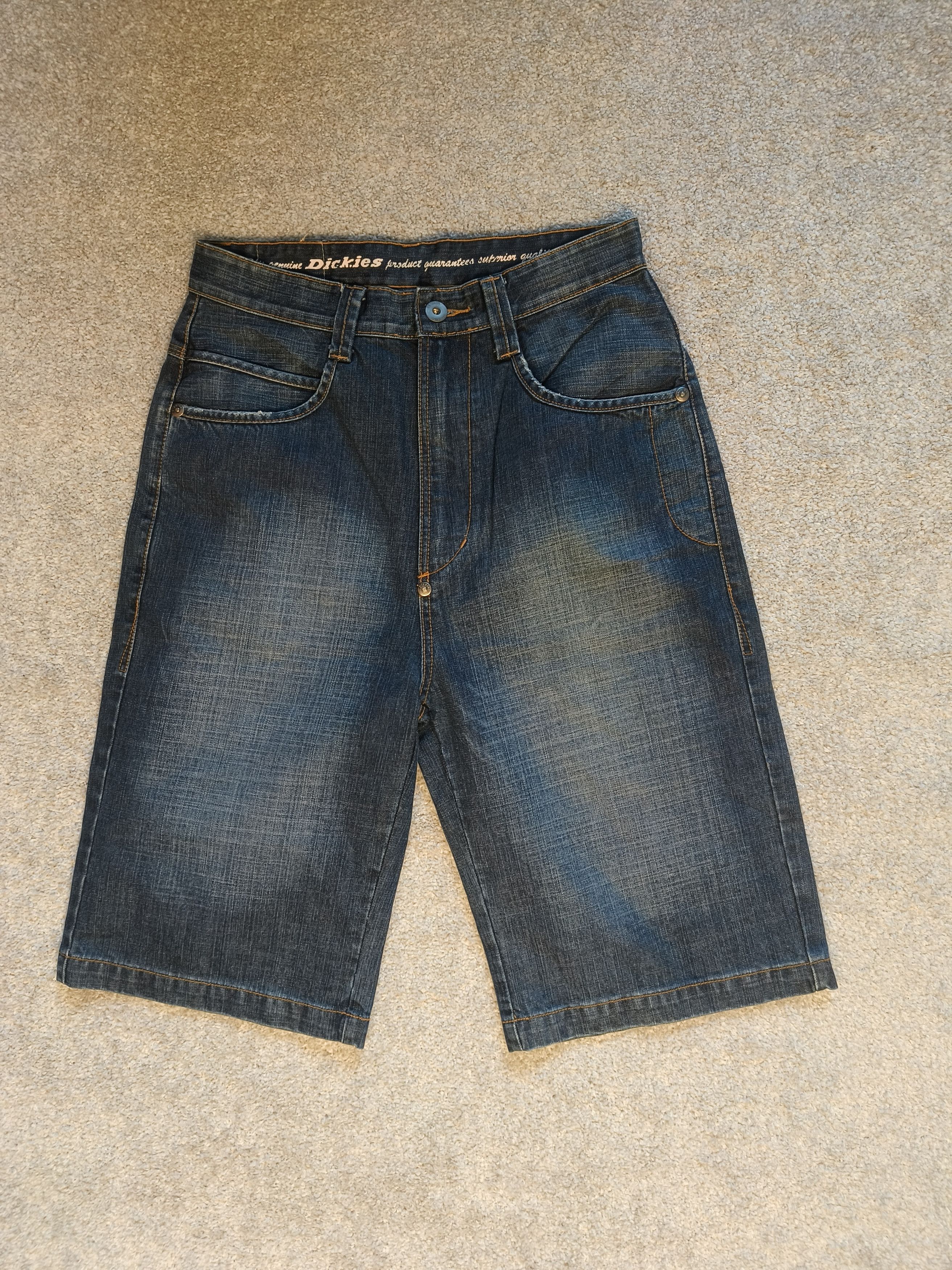 Dickies × Vintage Dickies Denim Classic Workwear Style Blue Jean Shorts Size US 32 / EU 48 - 1 Thumbnail