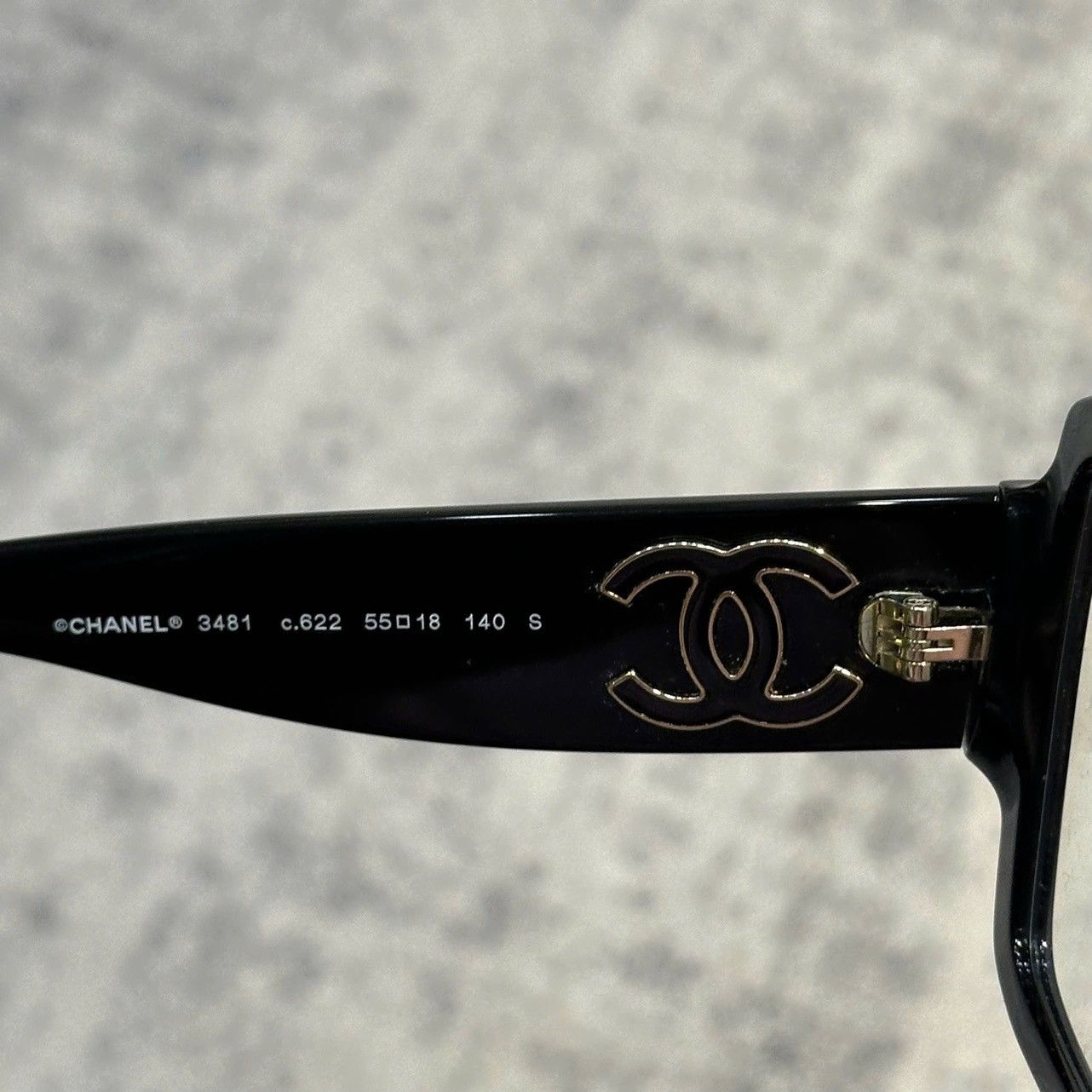 Chanel CHANEL 0CH3481 C622 Sunglasses BLACK Size ONE SIZE - 5 Thumbnail