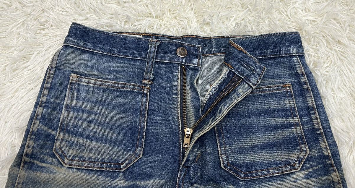 Big John × Japanese Brand × Vintage Vintage Big-John Distressed Flare Denim Pants Size US 28 / EU 44 - 5 Thumbnail