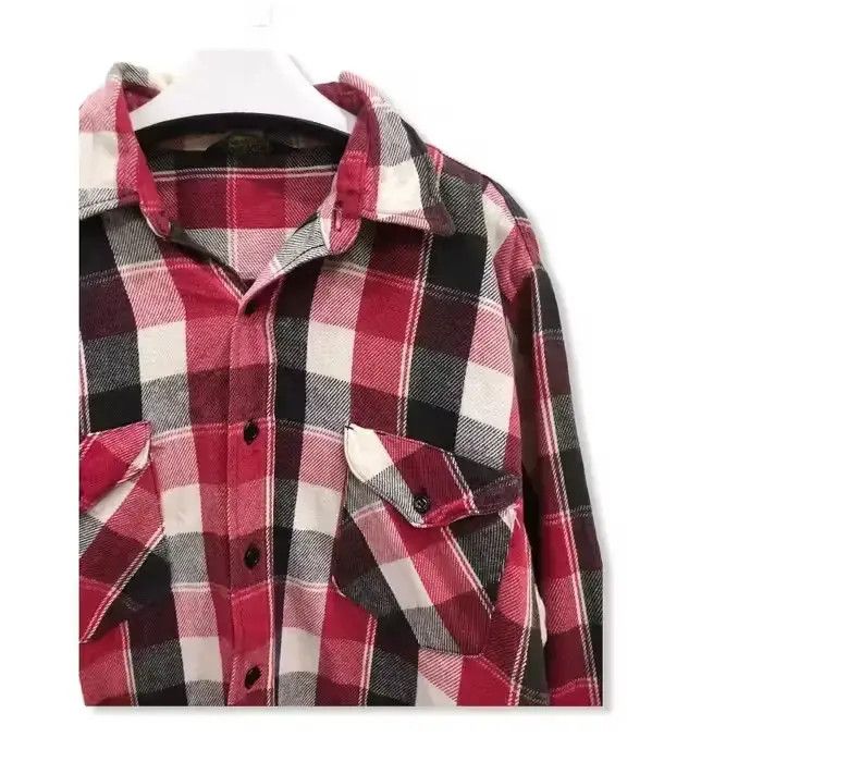 Oshkosh Vintage Oshkosh Plaid Tartan Flannel Shirt 👕 Size US L / EU 52-54 / 3 - 2 Thumbnail