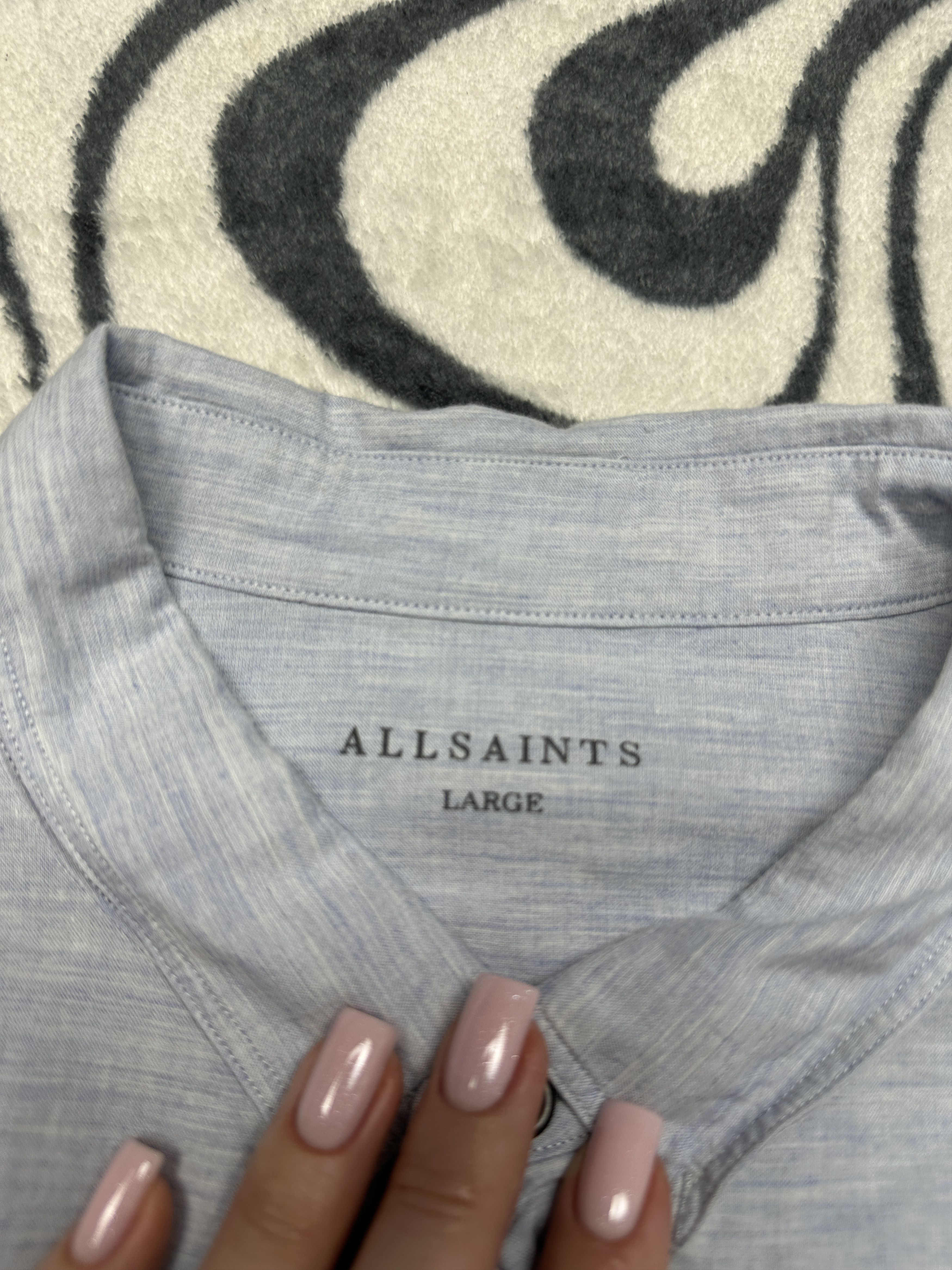 Allsaints Allsaints Avila Mens Long Sleeve Shirt Size US L / EU 52-54 / 3 - 4 Thumbnail