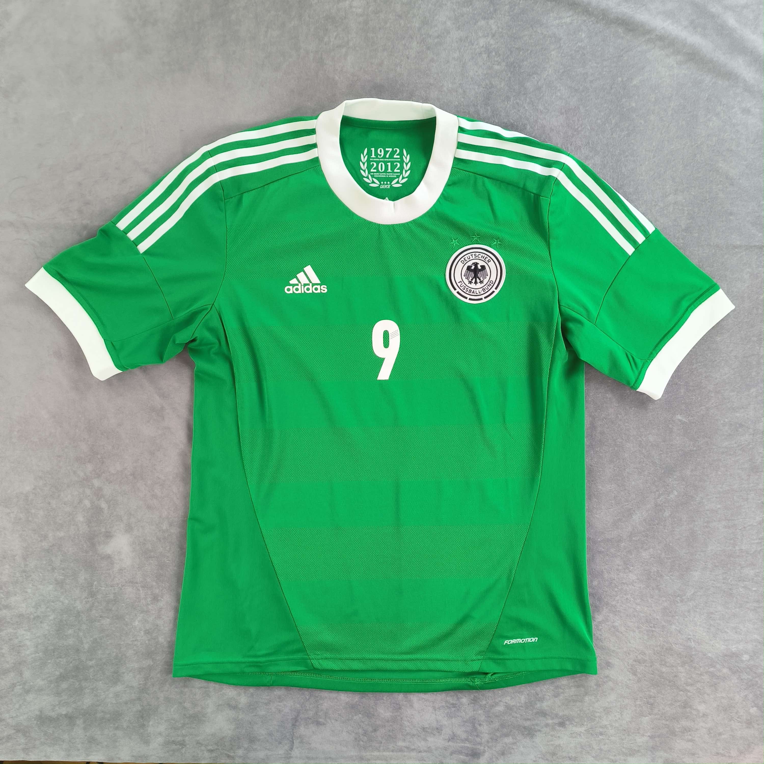 Adidas Germany 2011-12 Adidas away #9 Formotion football jersey XL Size US XL / EU 56 / 4 - 1 Thumbnail