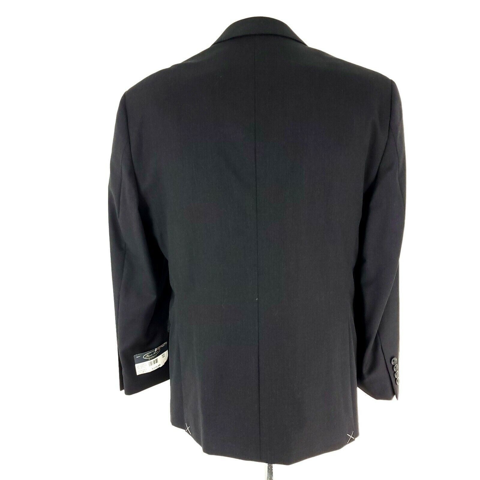 Pronto Uomo NEW Pronto Uomo Wool 2 Button Blazer 40R Charcoal Gray Sport Size 40R - 7 Thumbnail