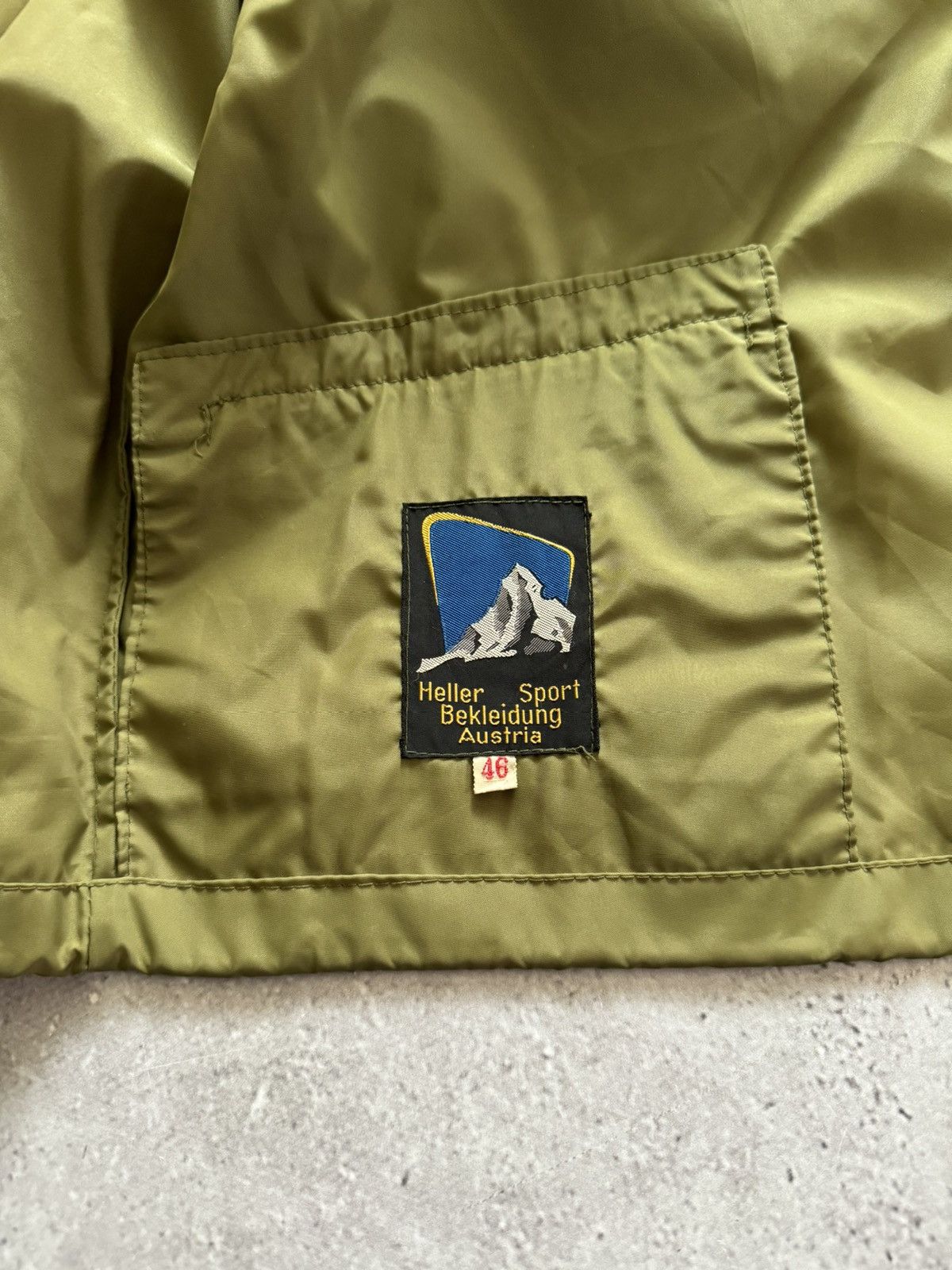 Vintage 1950s Austrian Heller Sport Zipp Zipper Light Rain Jacket Size US S / EU 44-46 / 1 - 11 Thumbnail